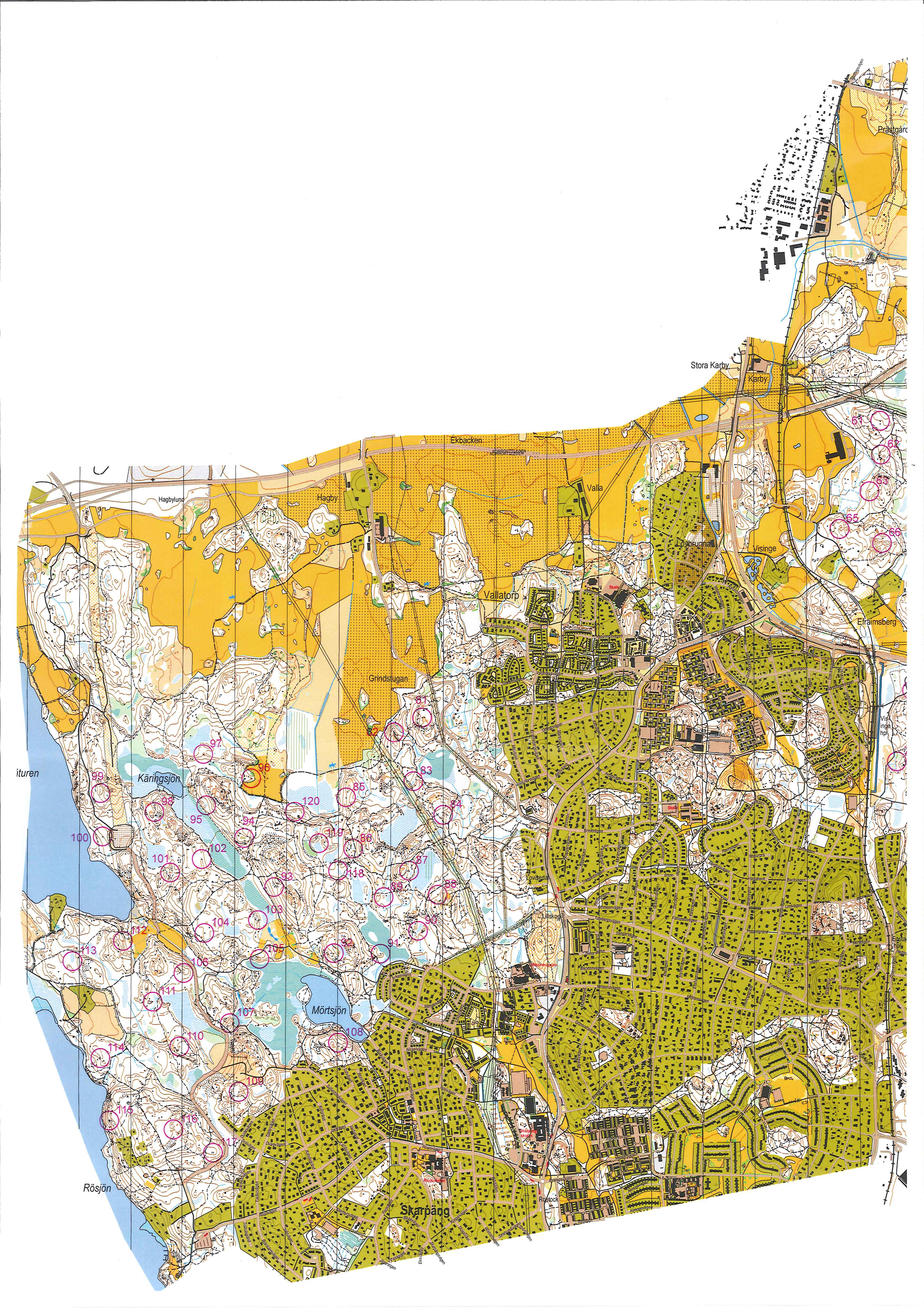 Täby Rogaine del 2 (28-11-2015)