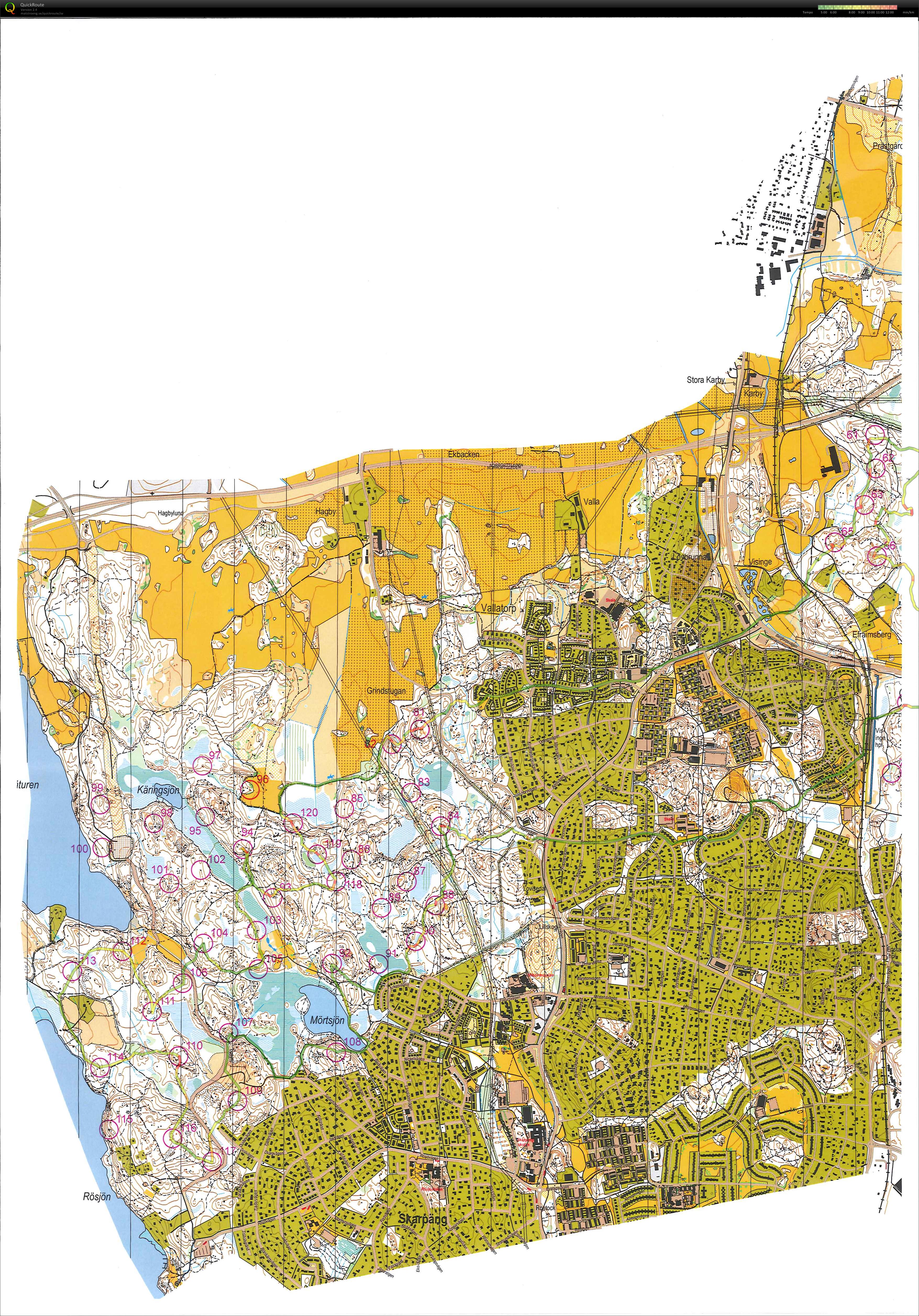 Täby Rogaine del 2 (28-11-2015)