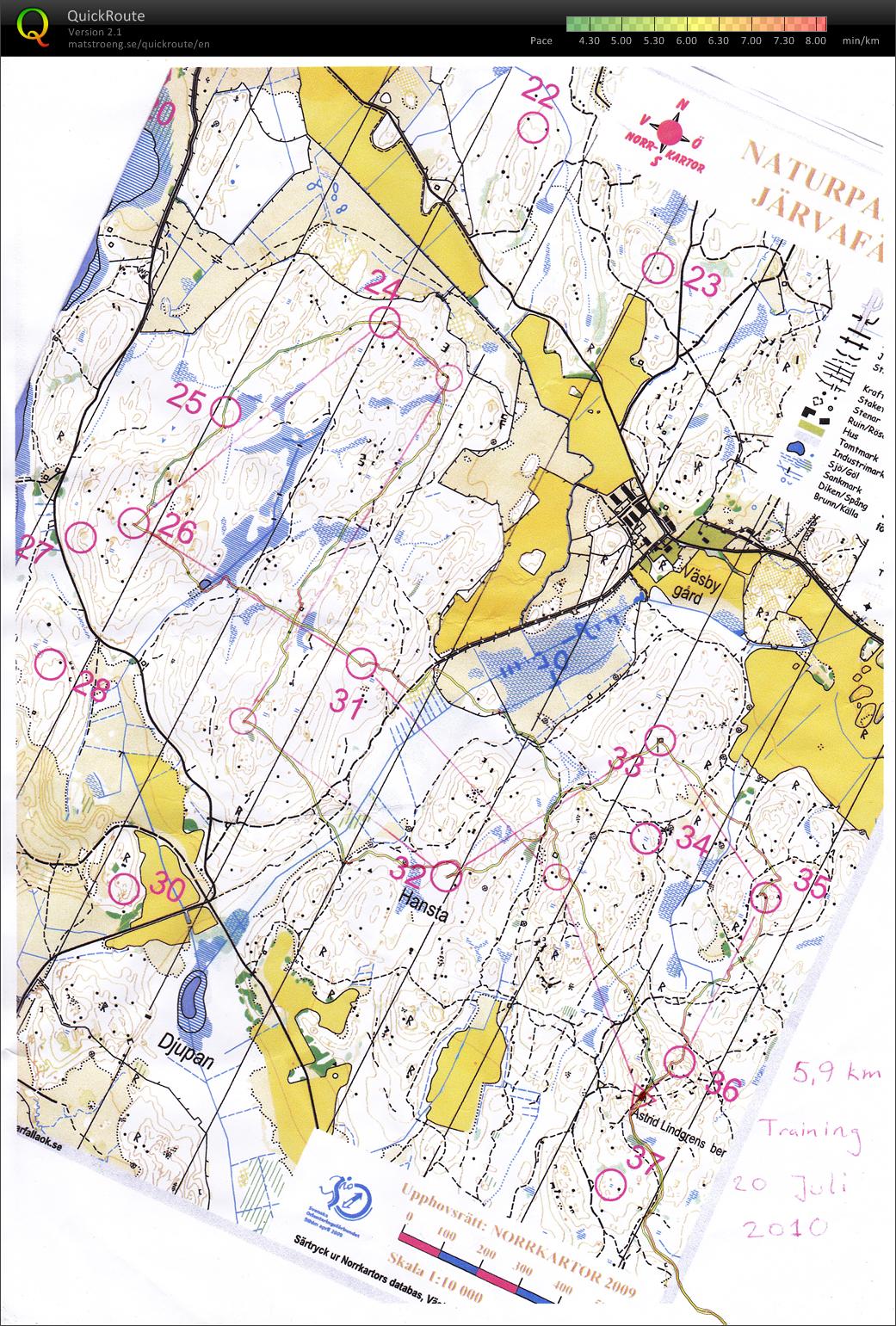 Träning 1 med TROL-junisar (2010-07-20)