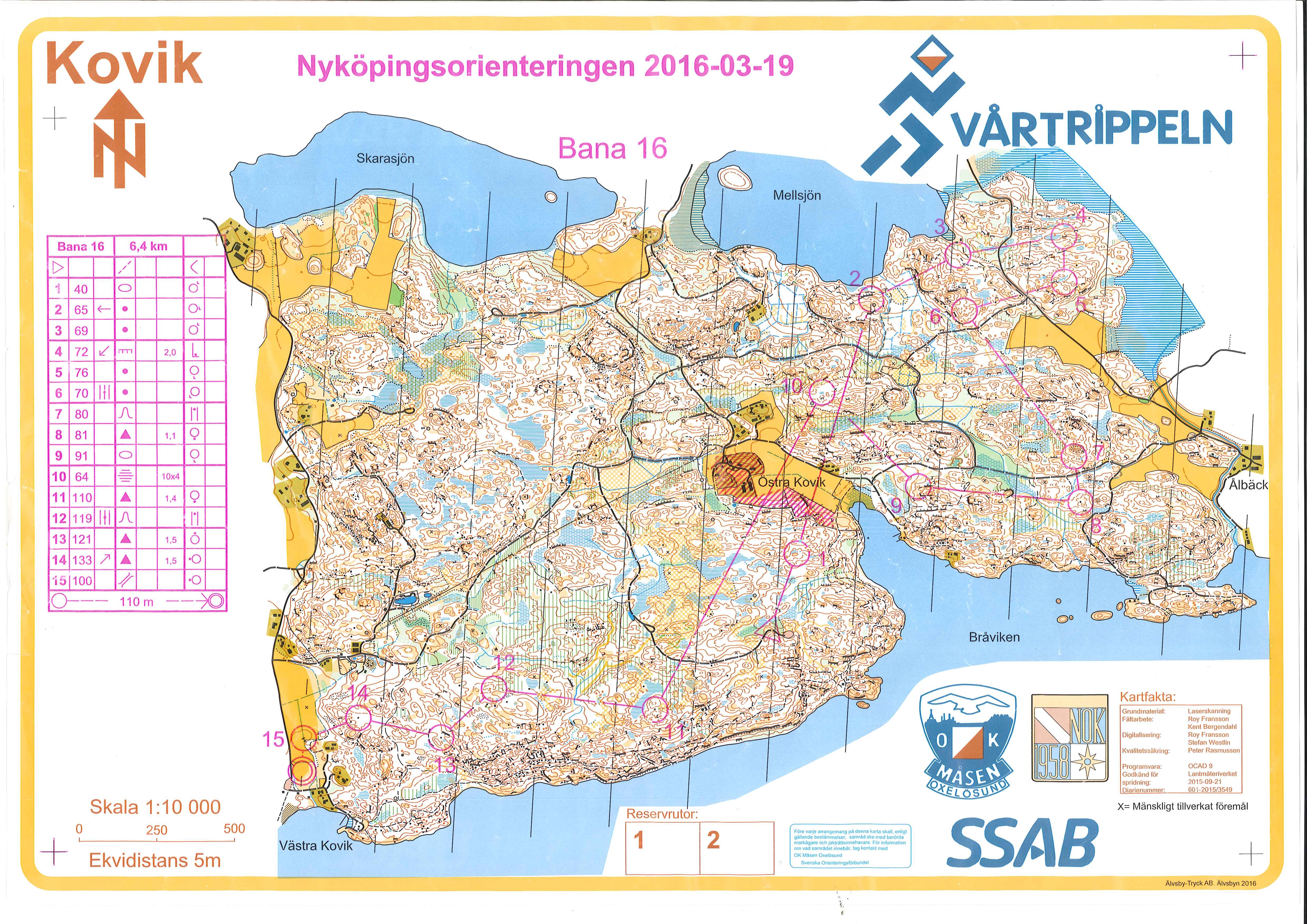 Nyköpingsorienteringen (18/03/2016)