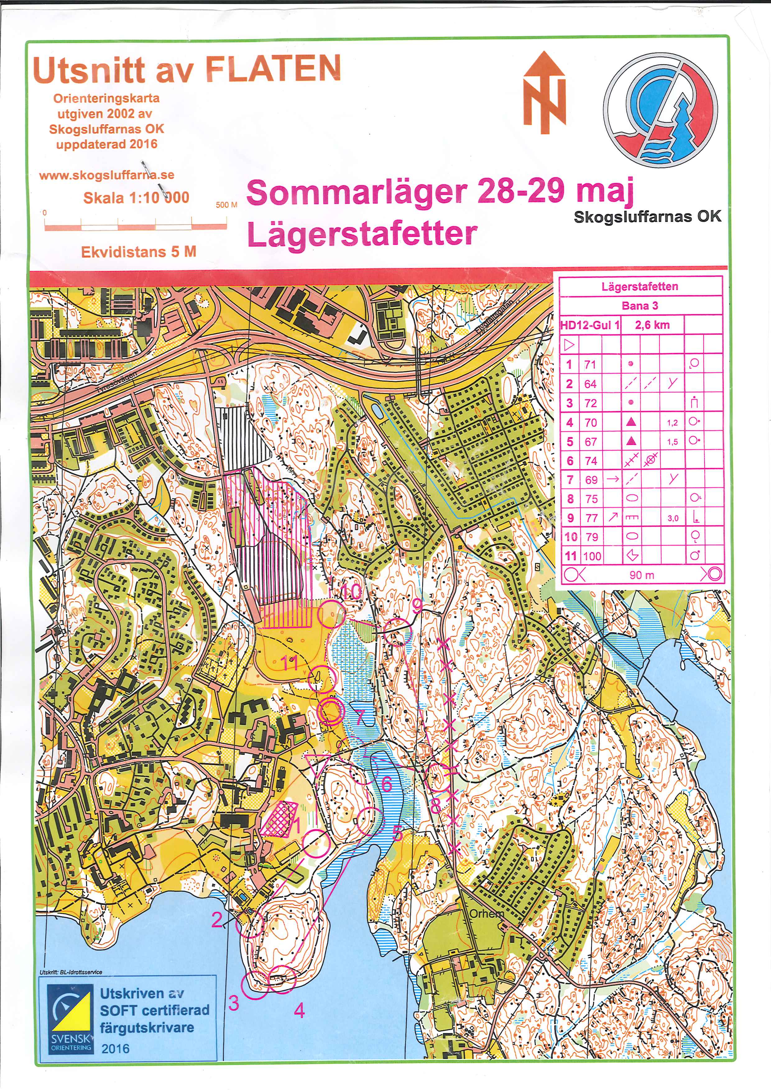 Sommarlägerstafetten (28-05-2016)