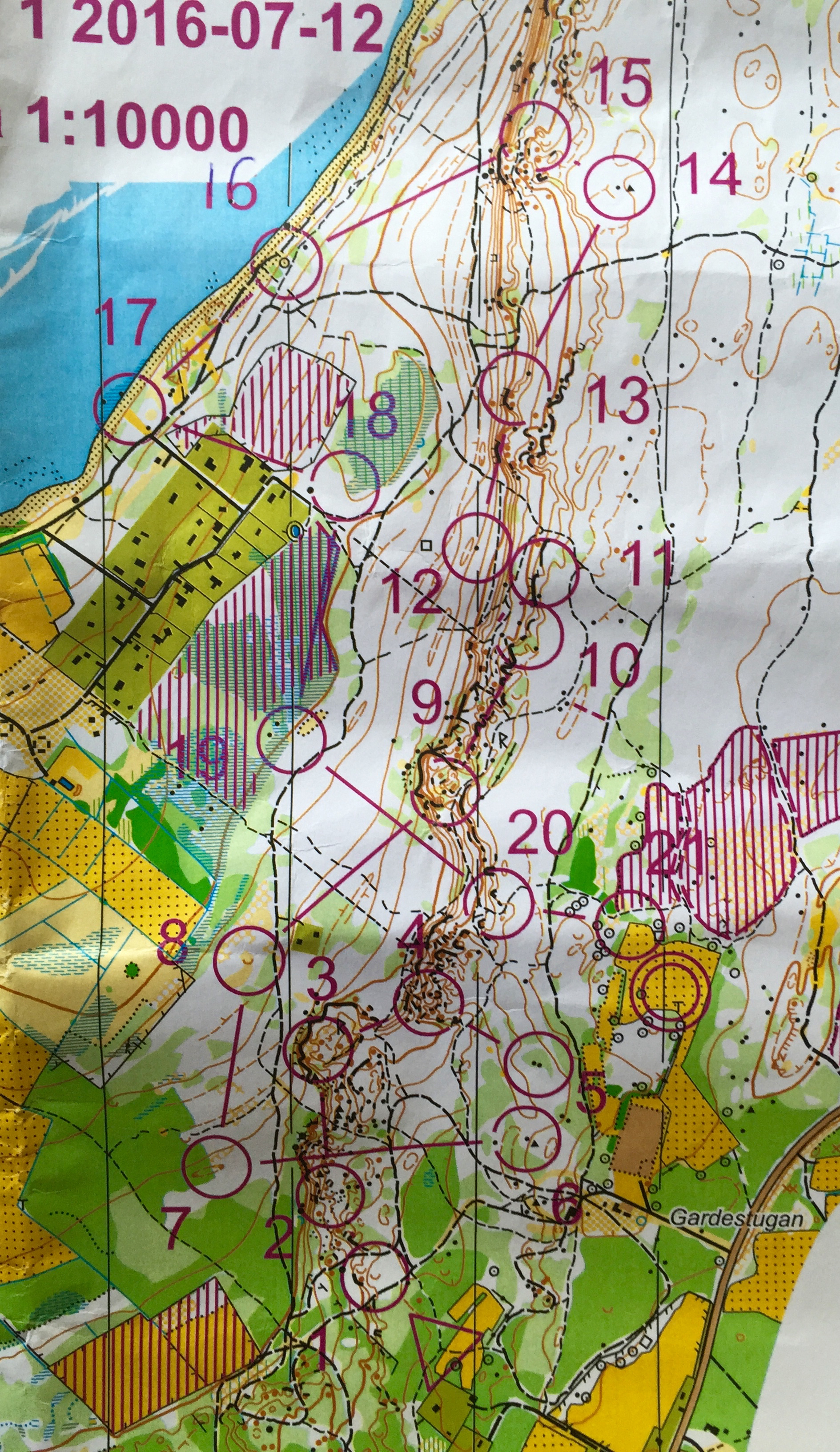 Gotland 3-dagars, etapp 1 (2016-07-12)