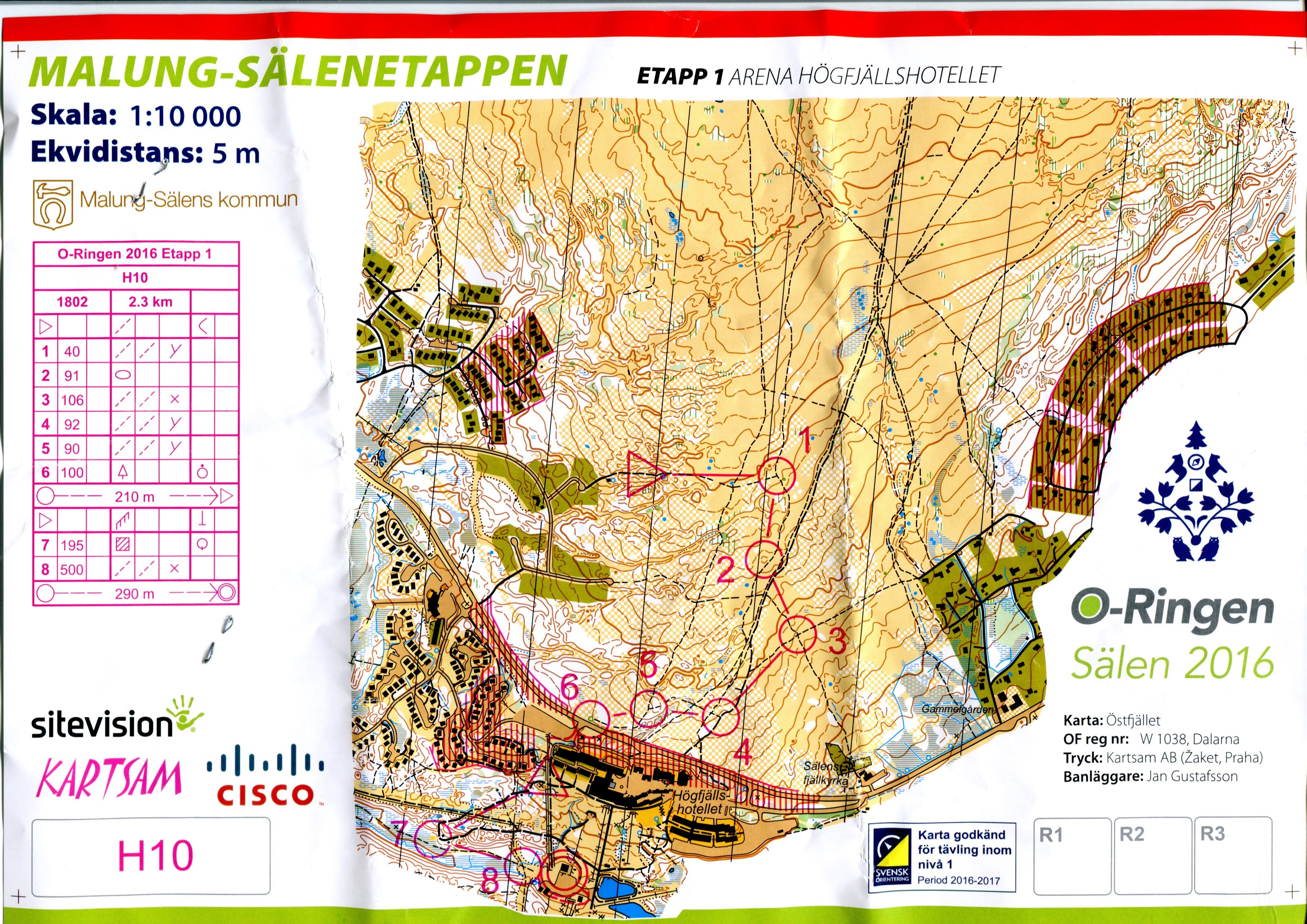 O-ringen Etapp 1 (23.07.2016)