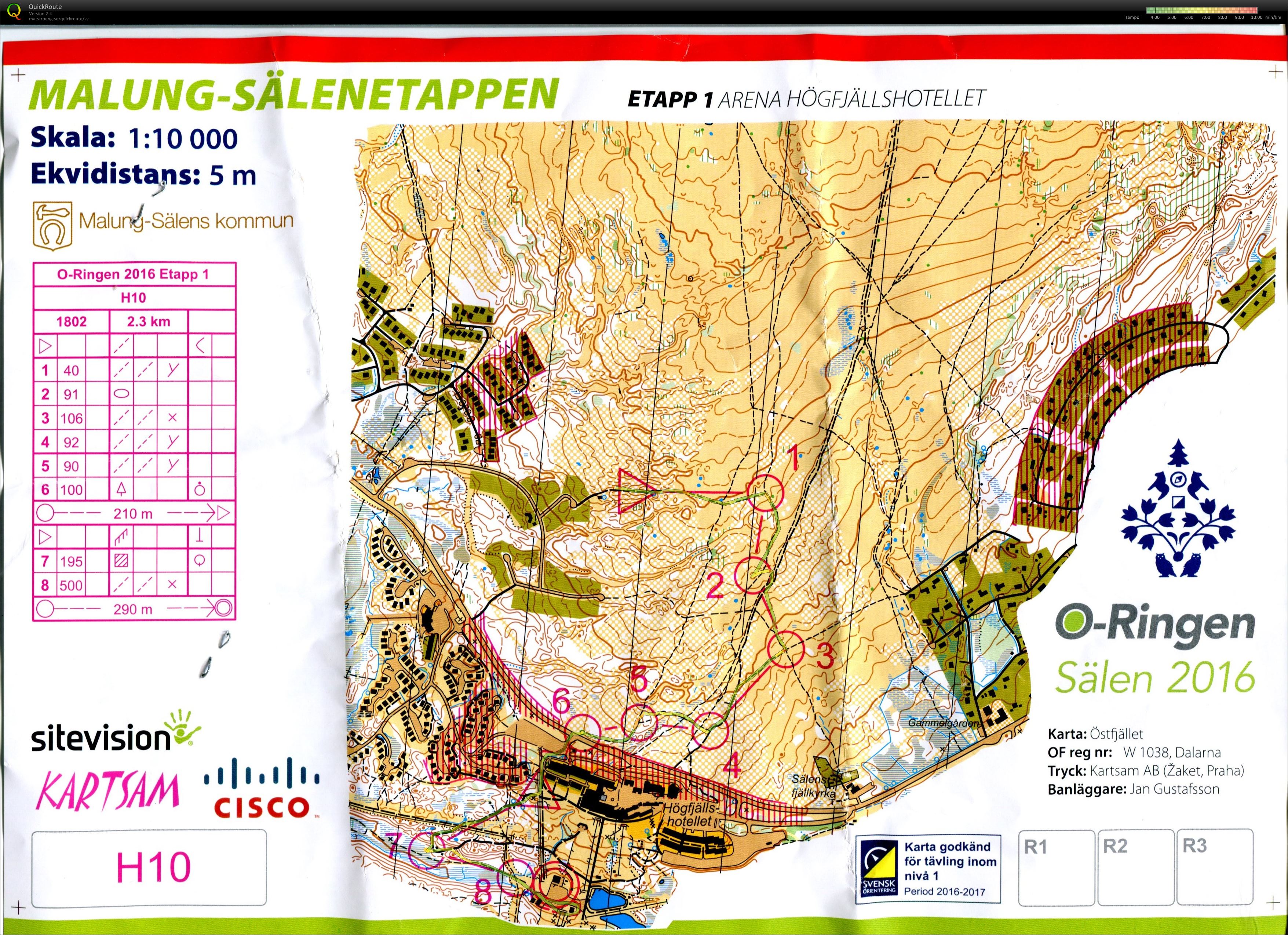 O-ringen Etapp 1 (2016-07-23)