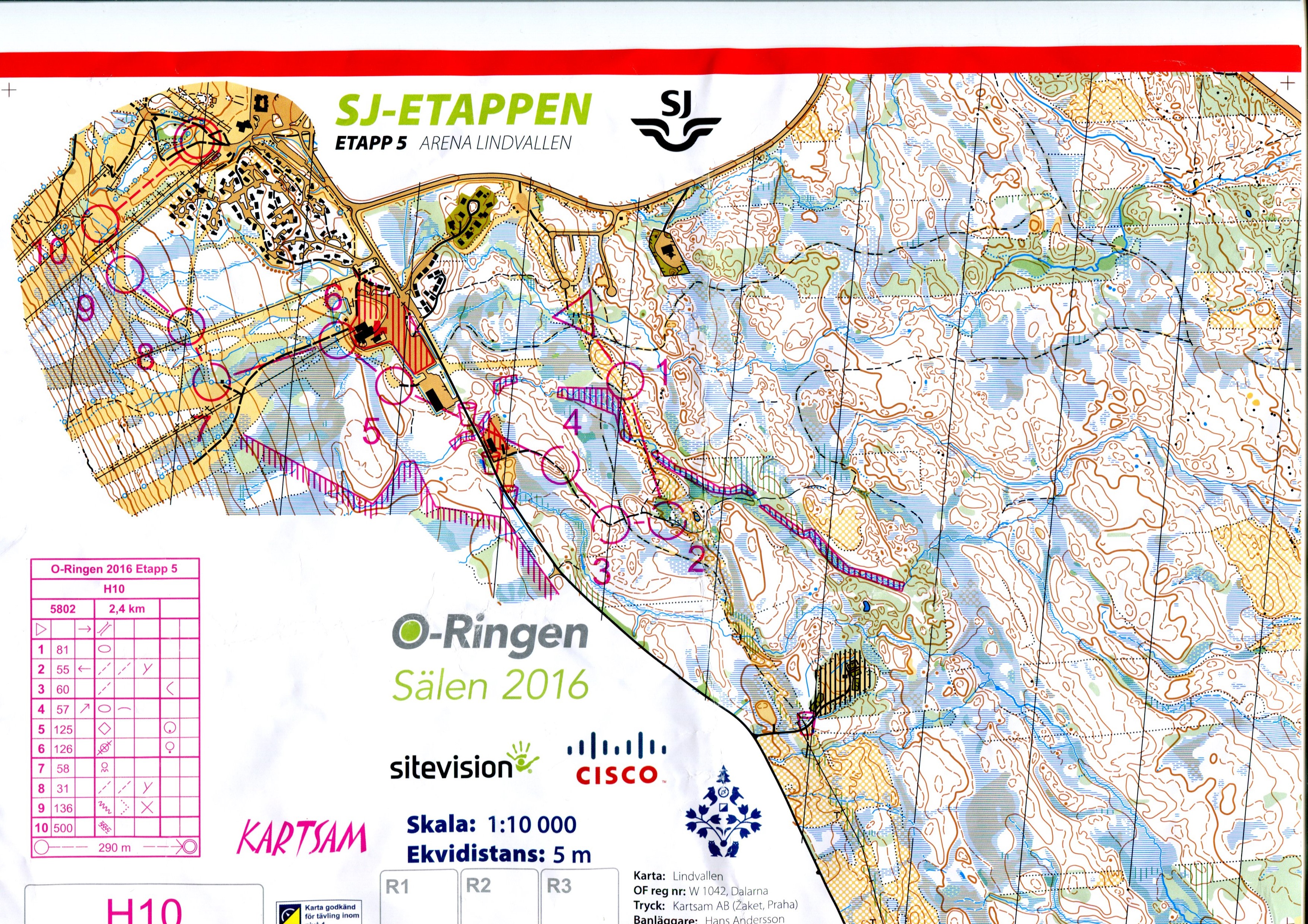 O-ringen Etapp 5 (28/07/2016)