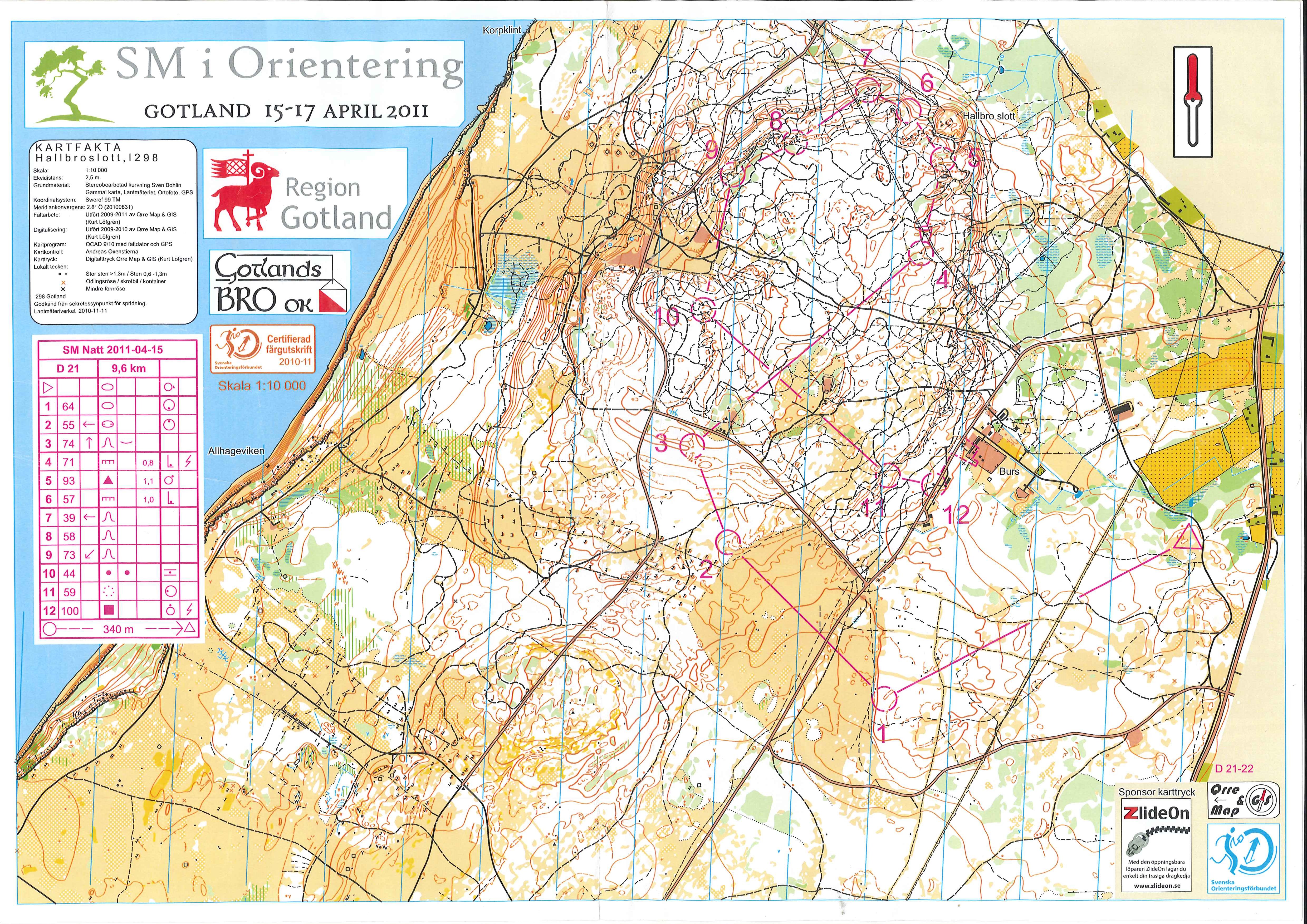 Omlöp D21 Natt SM 2011 varv 1 (2016-08-01)