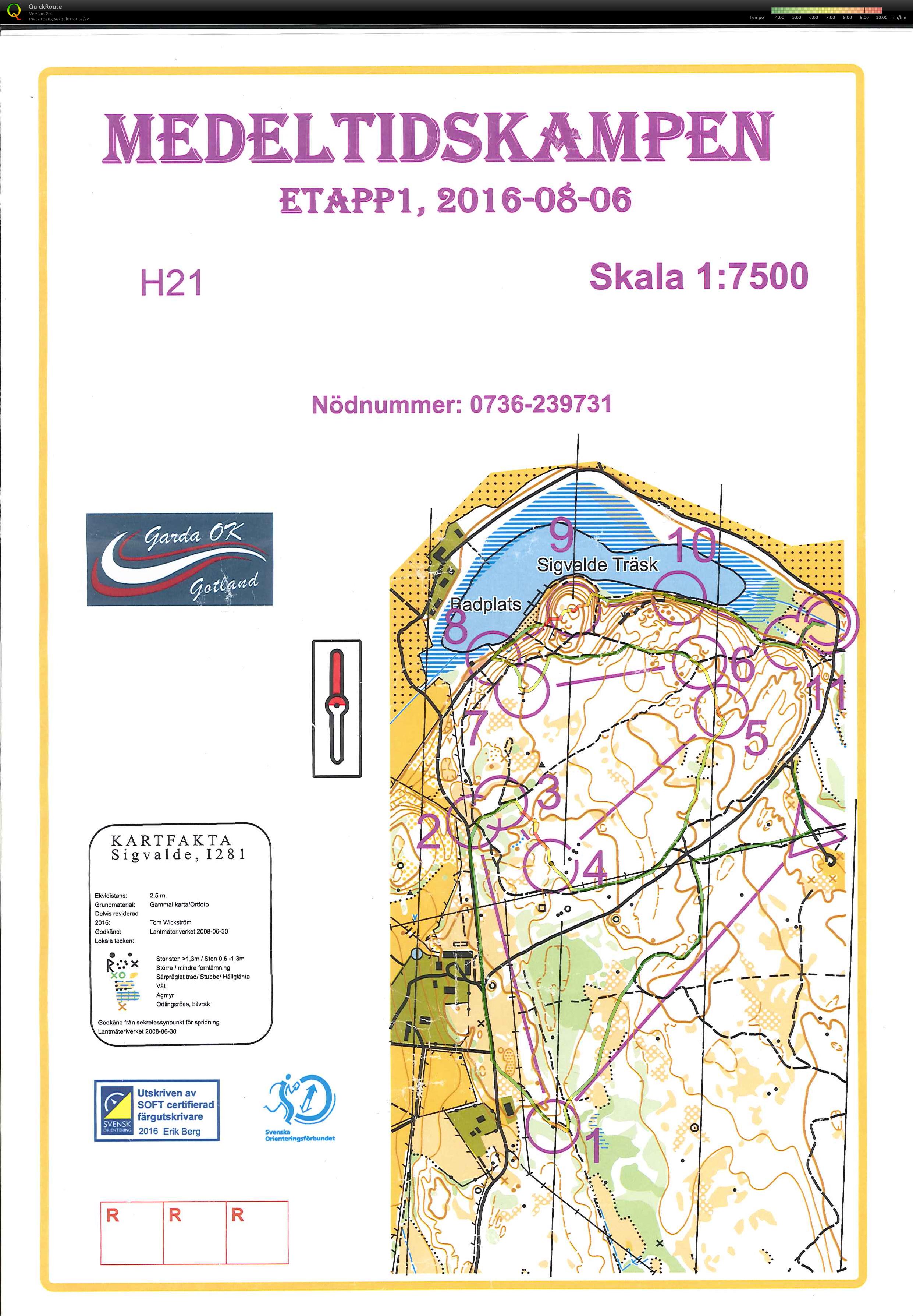 Medeltidskampen Etapp 1 (05-08-2016)