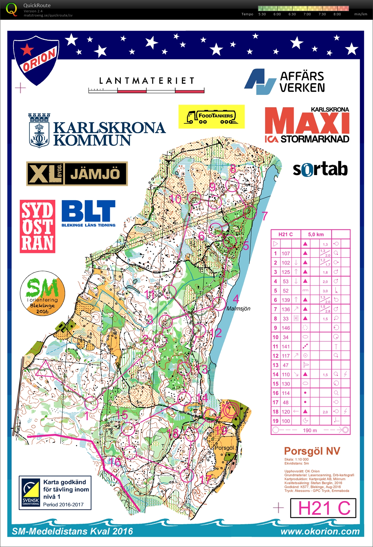 SM Medeldistans kval (2016-09-23)