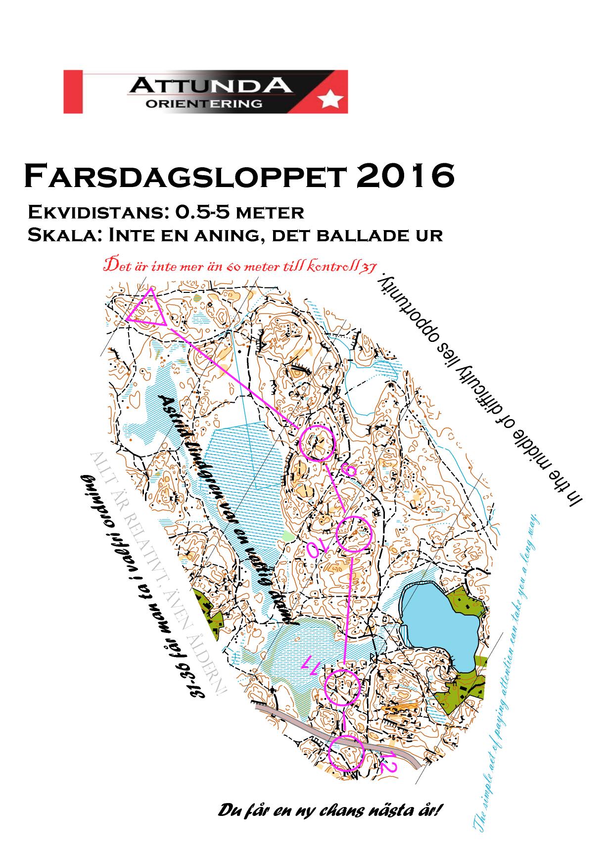 Farsdagsloppet, Huldror del 2 (16-11-2016)