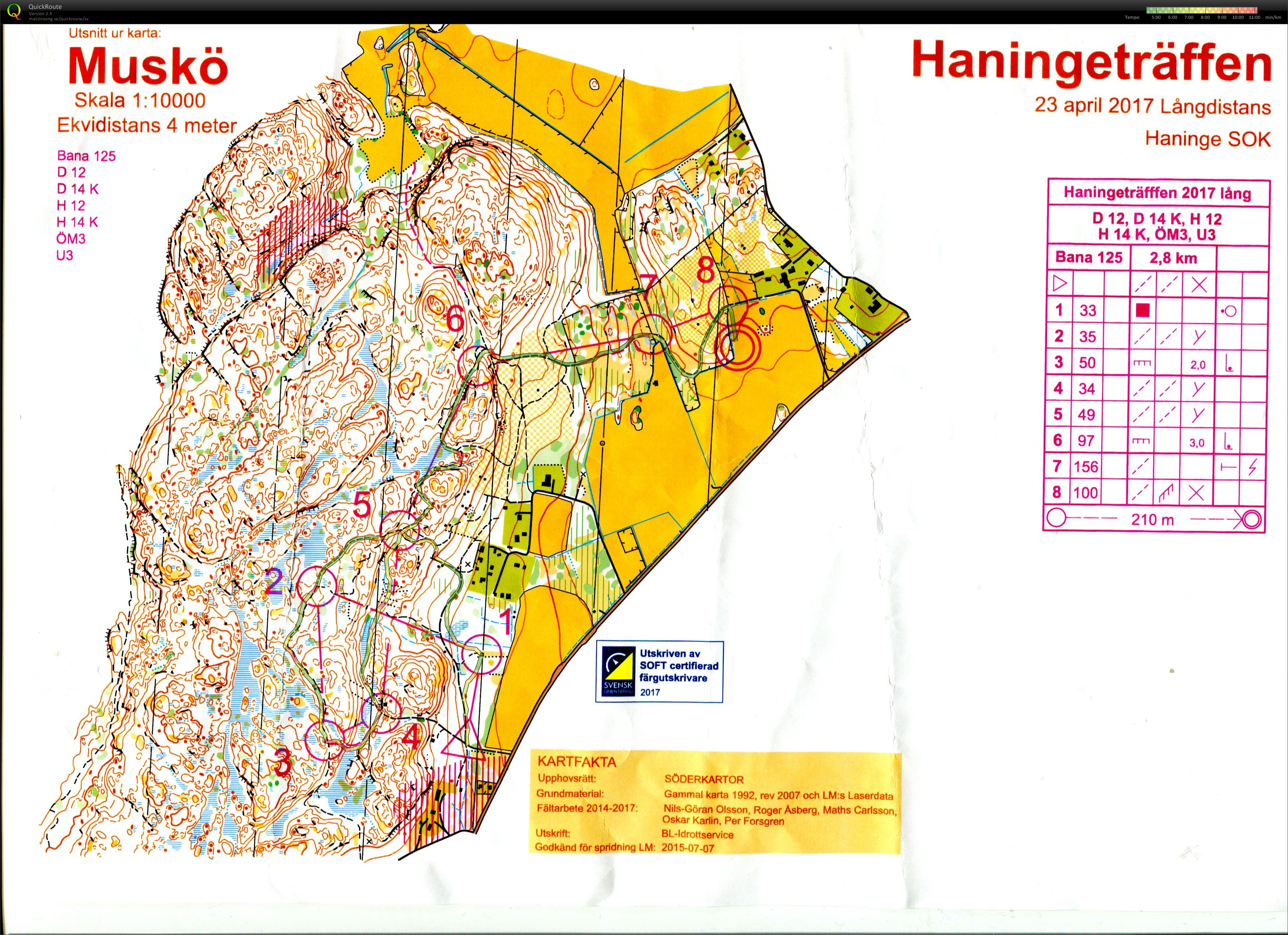 Haningeträffen lång (22-04-2017)