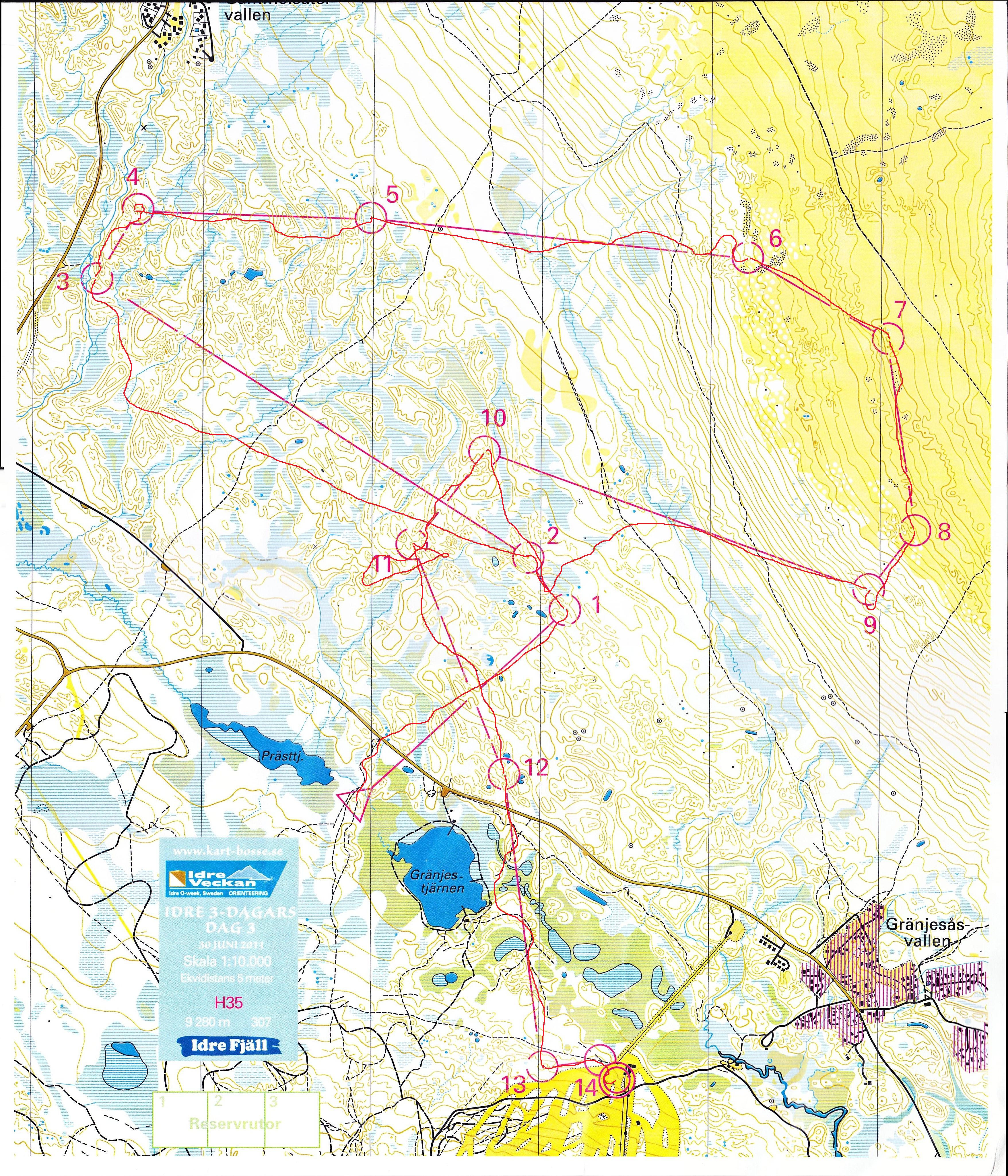 Idre 3-dagars, Etapp 3 (30.06.2011)