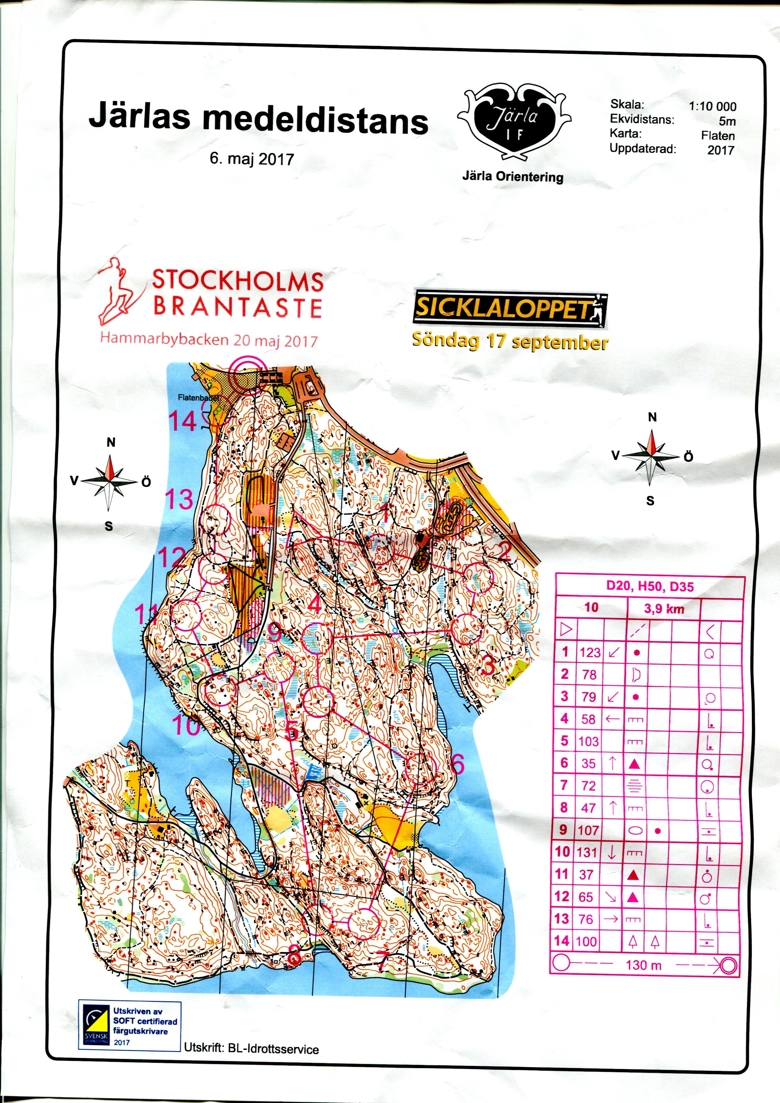 Järla medeldistans (06.05.2017)