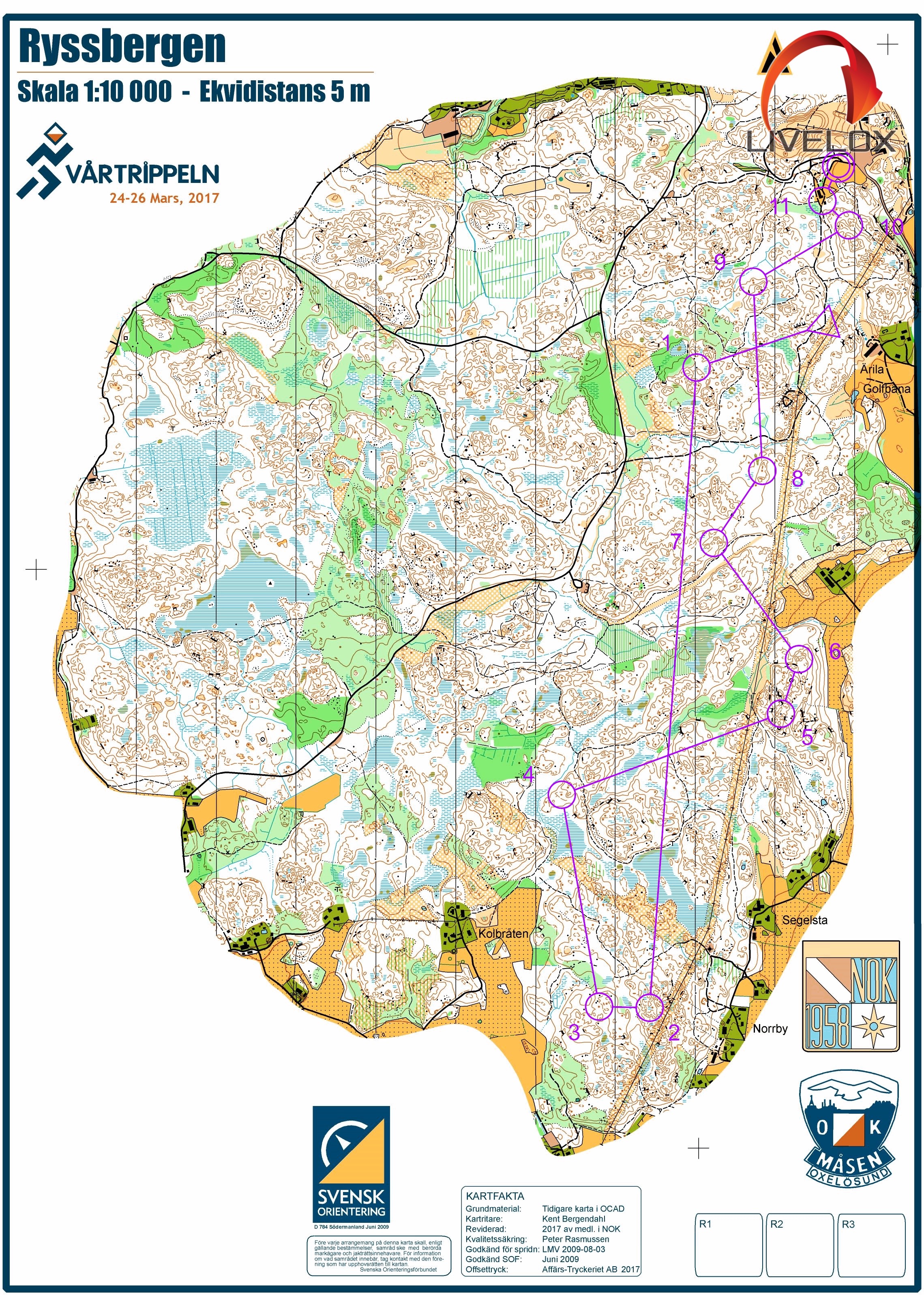 Nyköpingsorienteringen (25/03/2017)