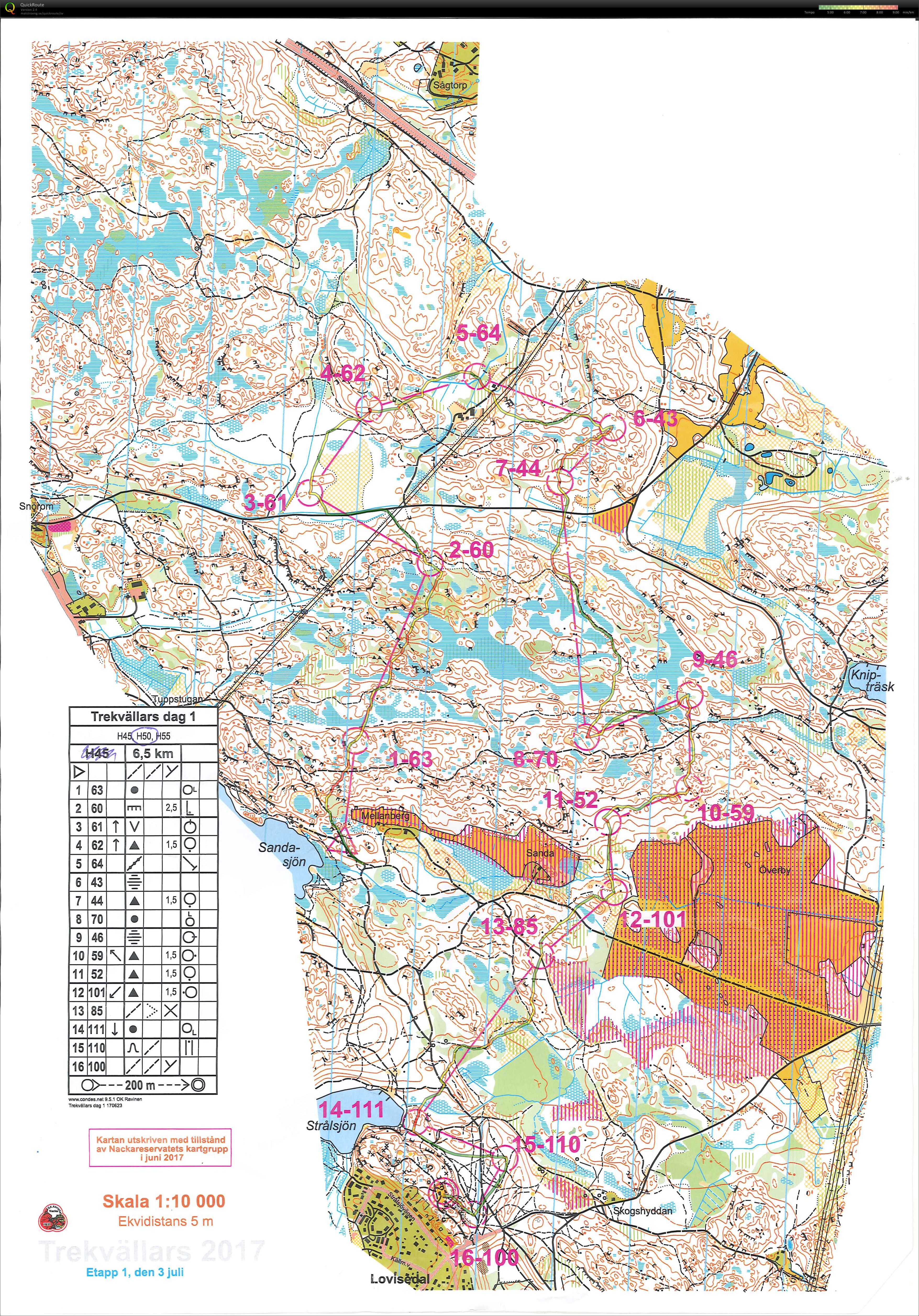 Trekvällars Etapp 1 (02.07.2017)