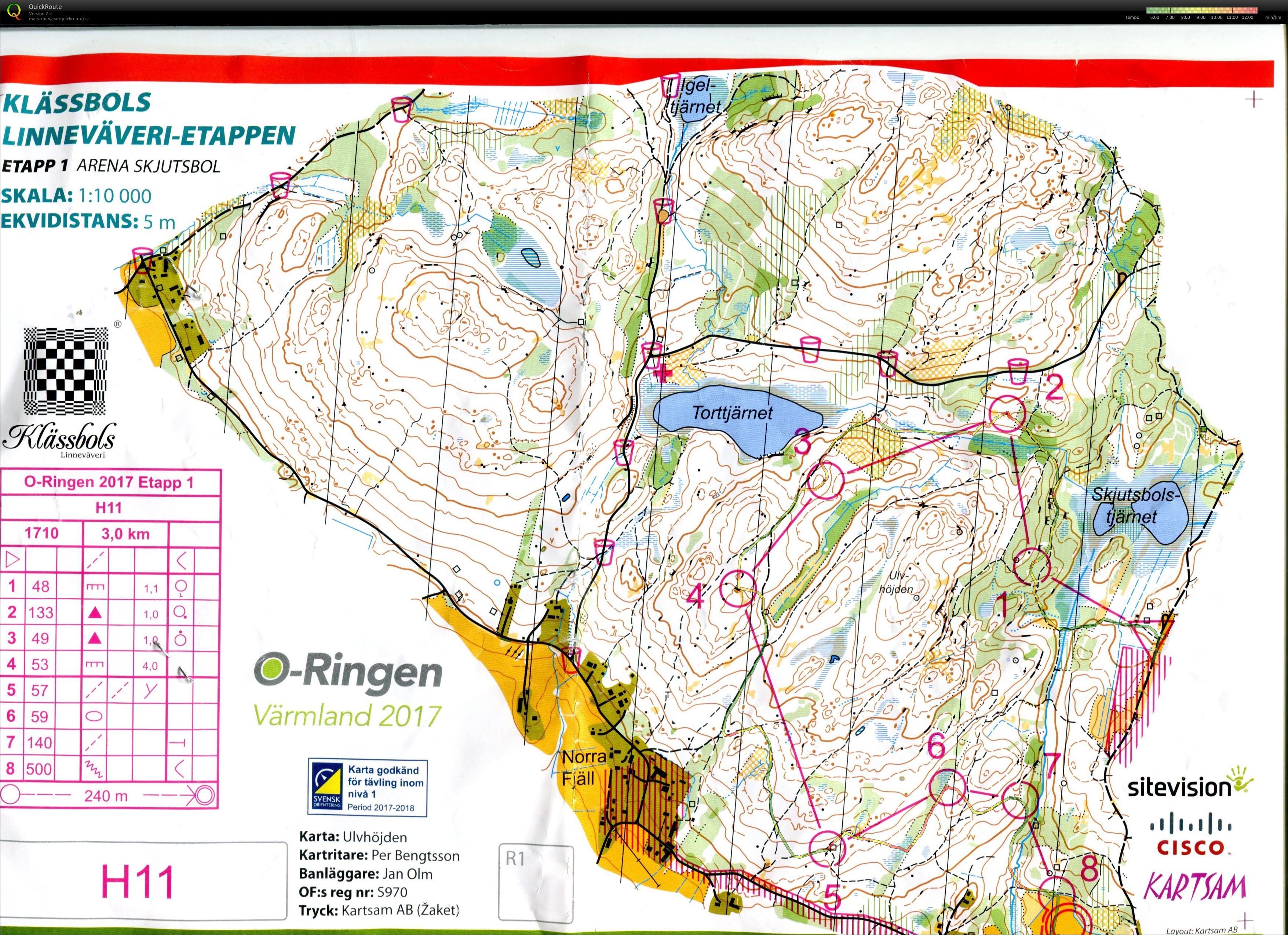 O-ringen Etapp 1 (22.07.2017)