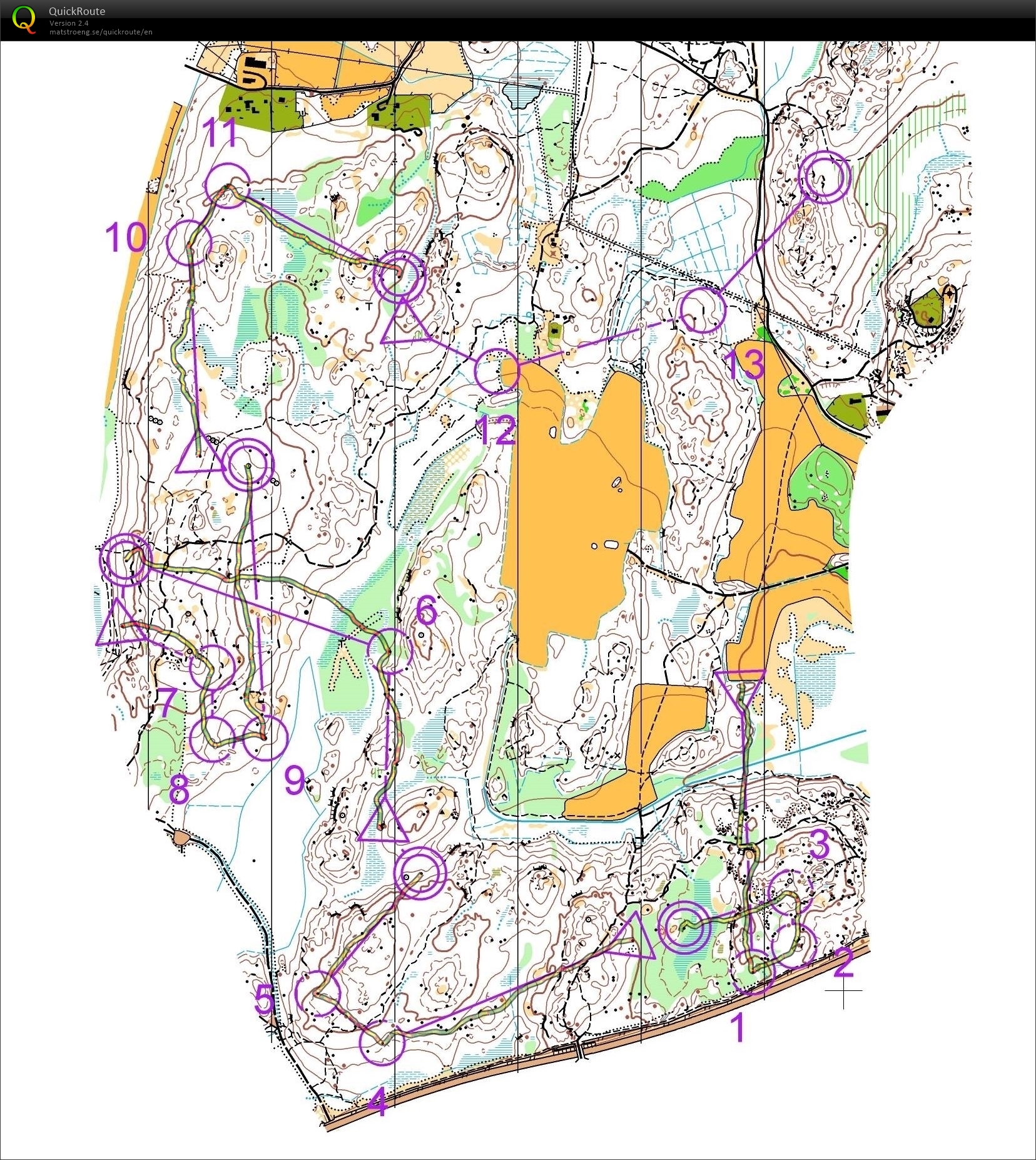 Intervals Täby map (11/04/2018)