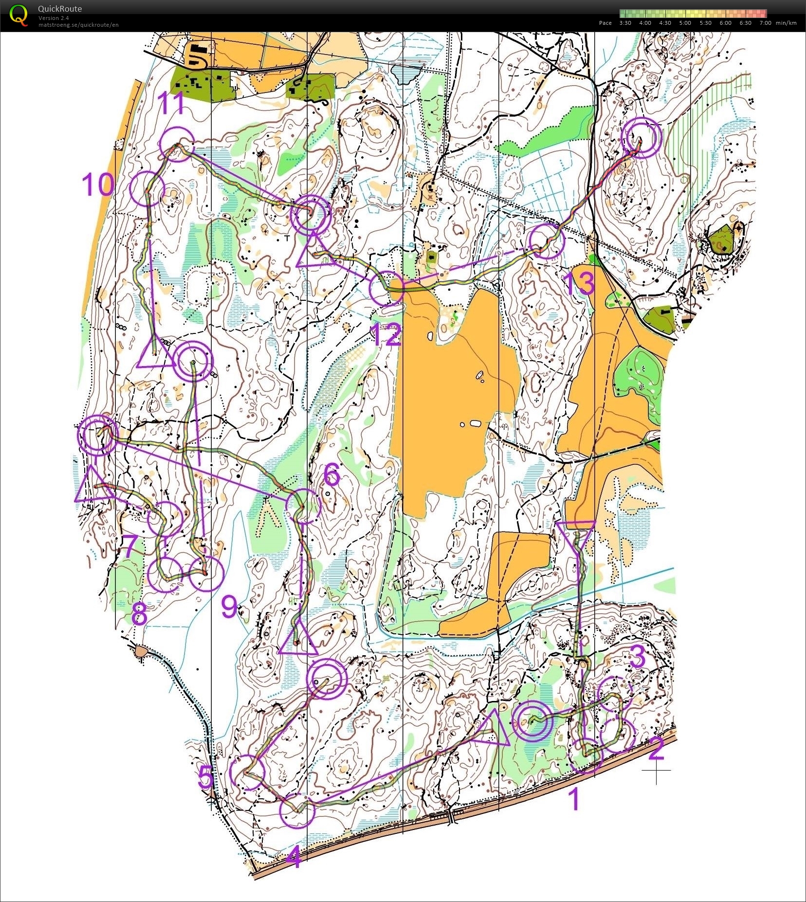 Intervals Täby map (11.04.2018)