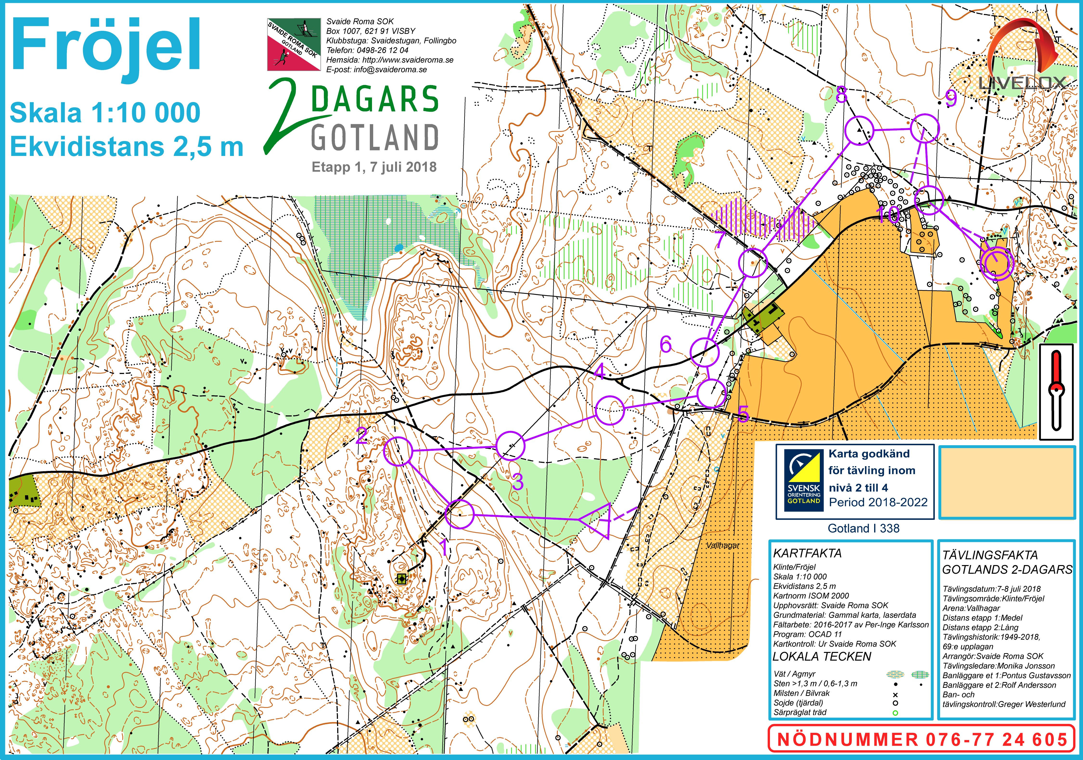 Gotlands 3-dagars Etapp 1 (09.07.2018)