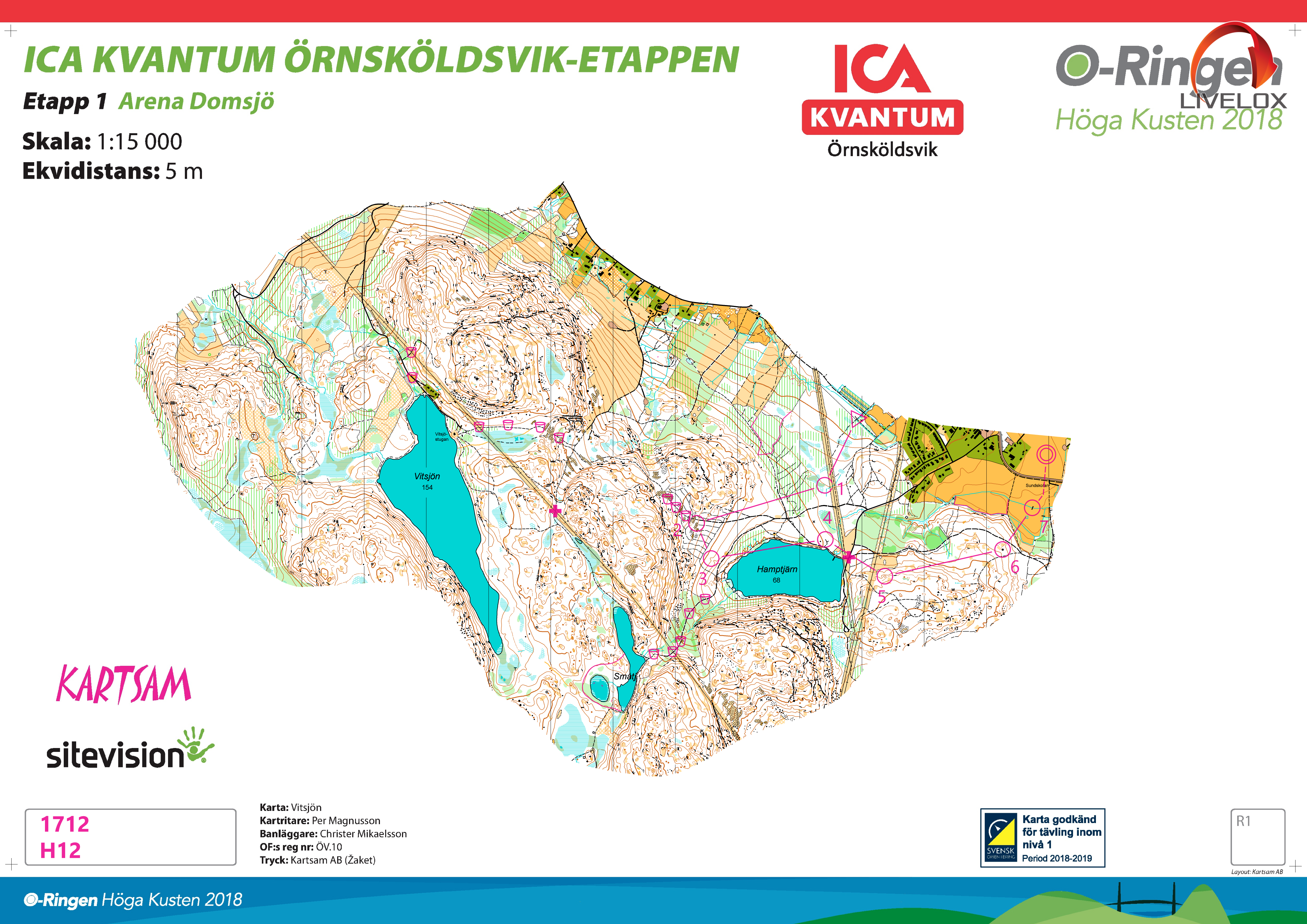 O-ringen Etapp 1 (21/07/2018)