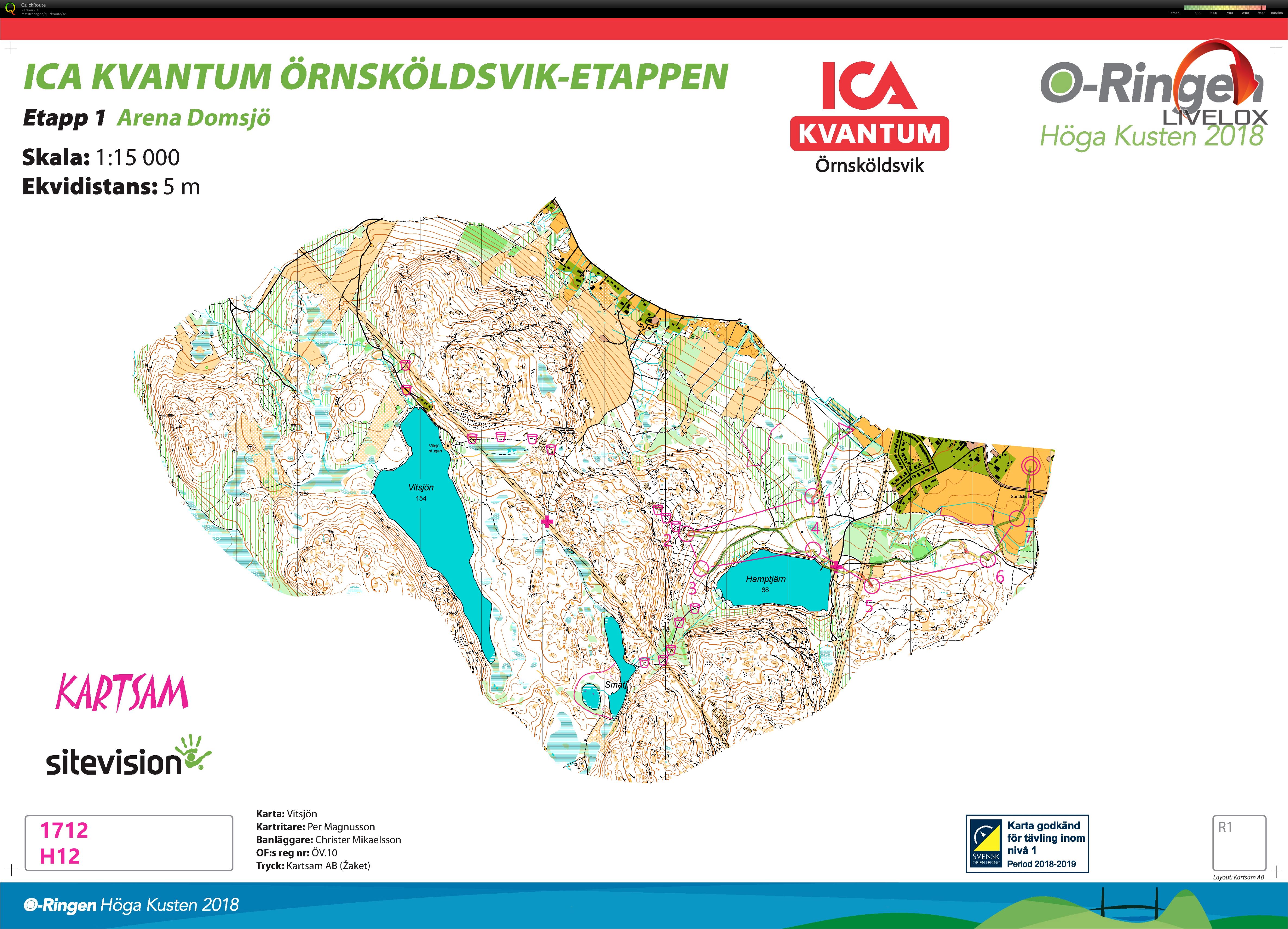 O-ringen Etapp 1 (21/07/2018)