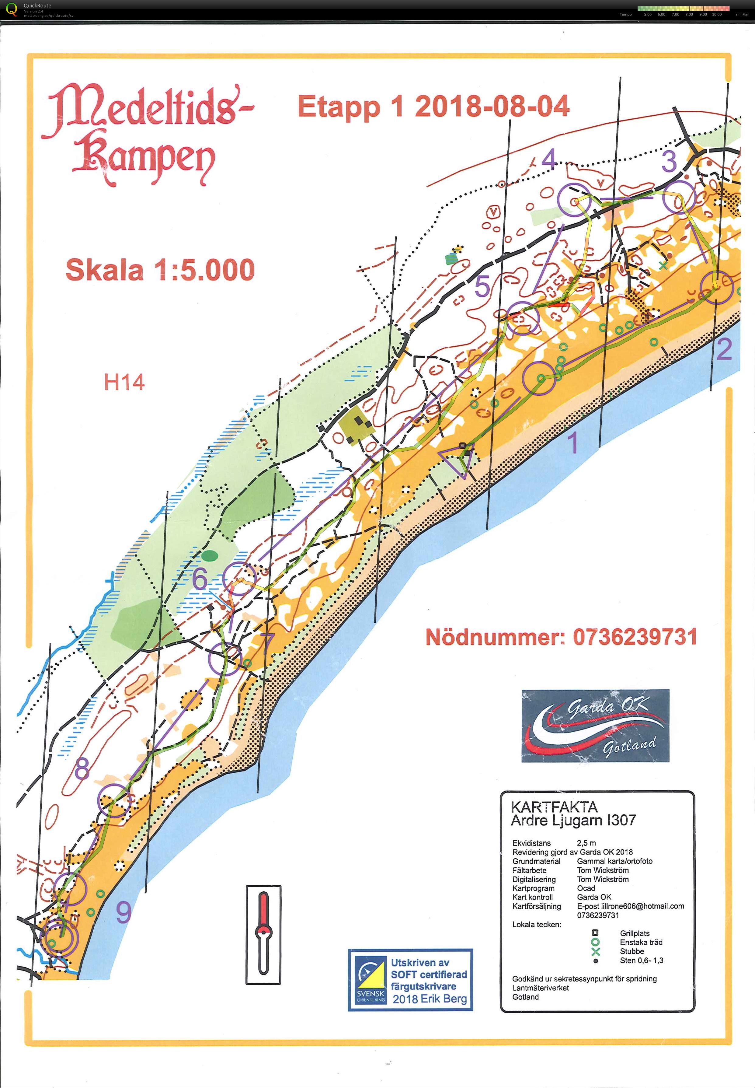 Medeltidskampen Etapp 1 (2018-08-03)