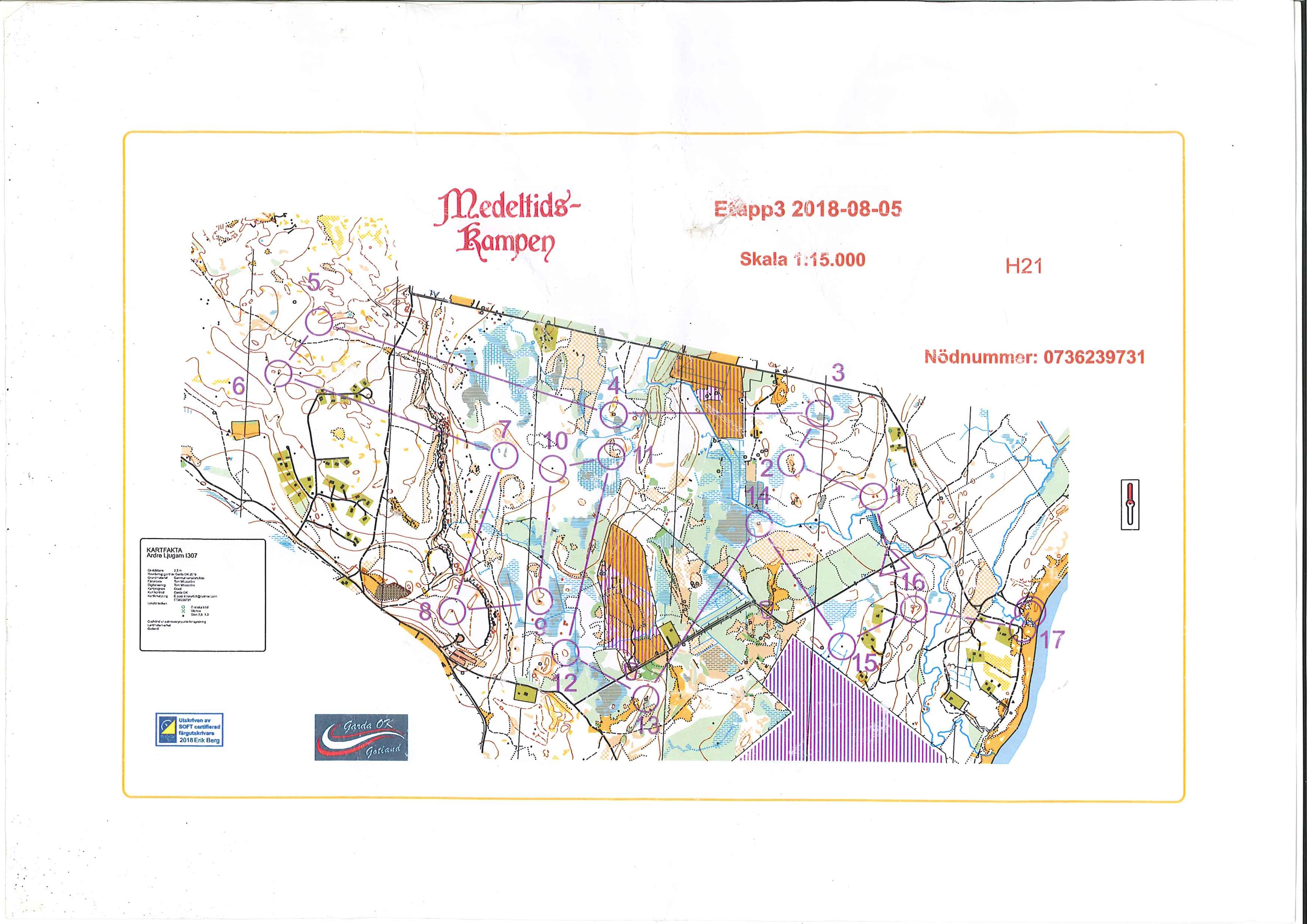 Medeltidskampen Etapp 3 (04/08/2018)