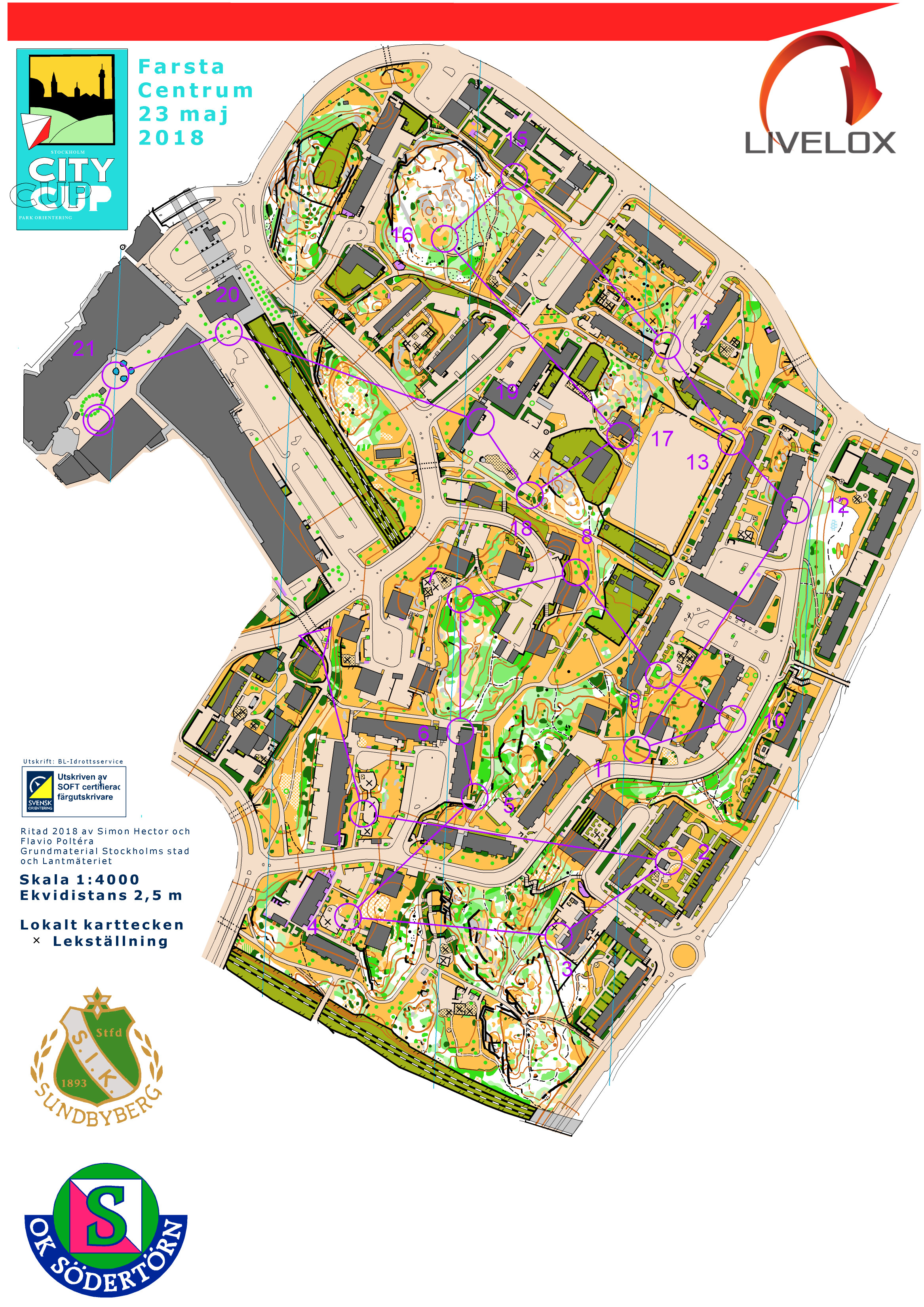 Stockholm City Cup, etapp 2 (23.05.2018)