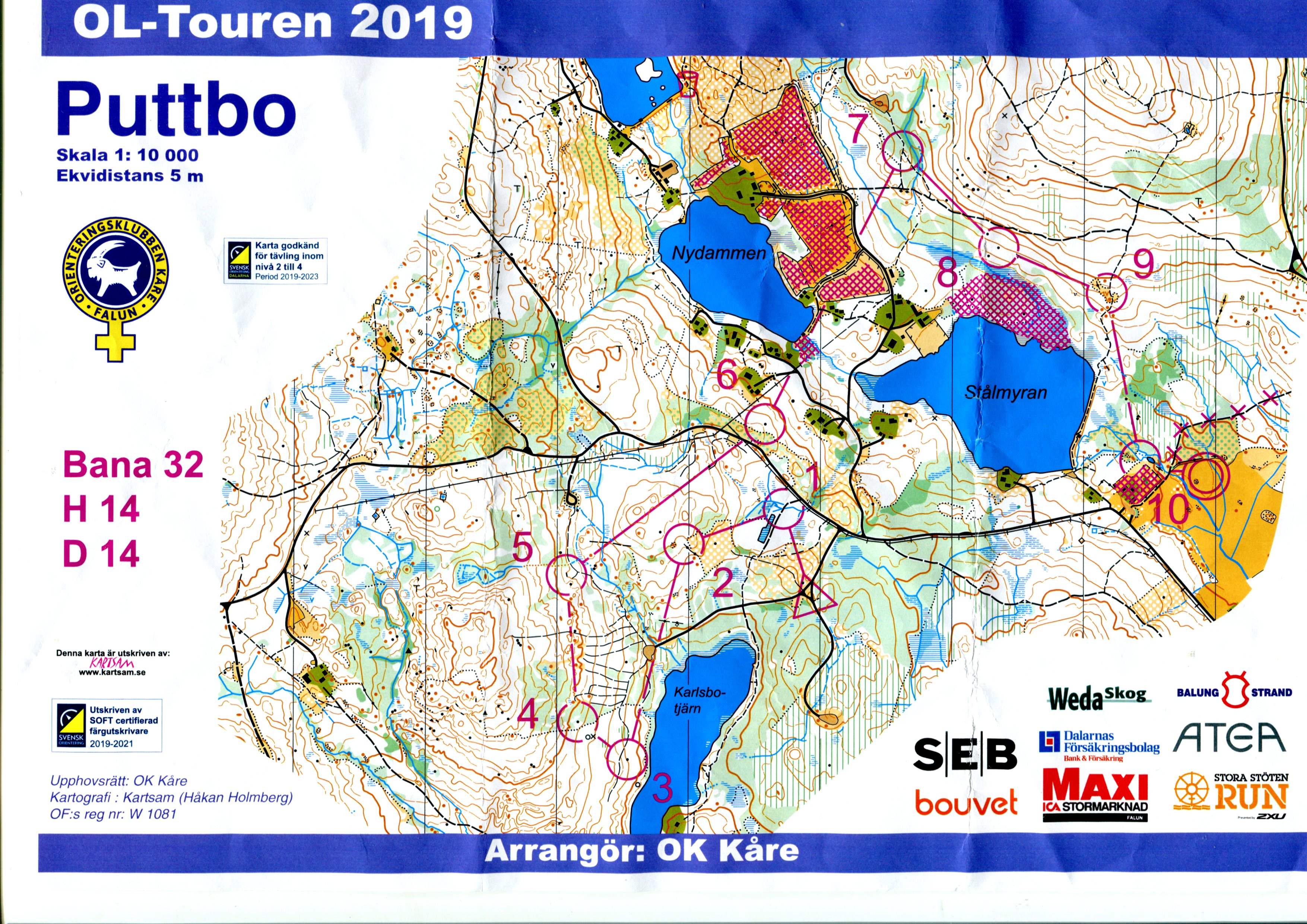 OL-Touren Falun lång (18-05-2019)