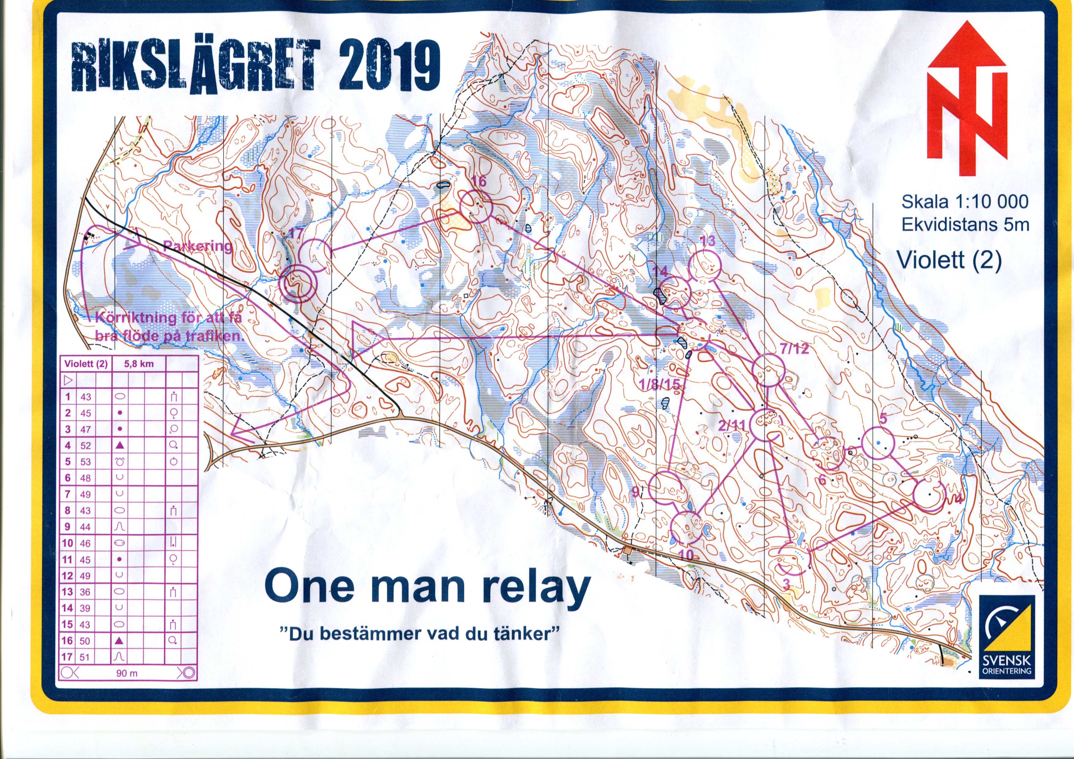 Rikslägret One-man-relay (2019-06-28)