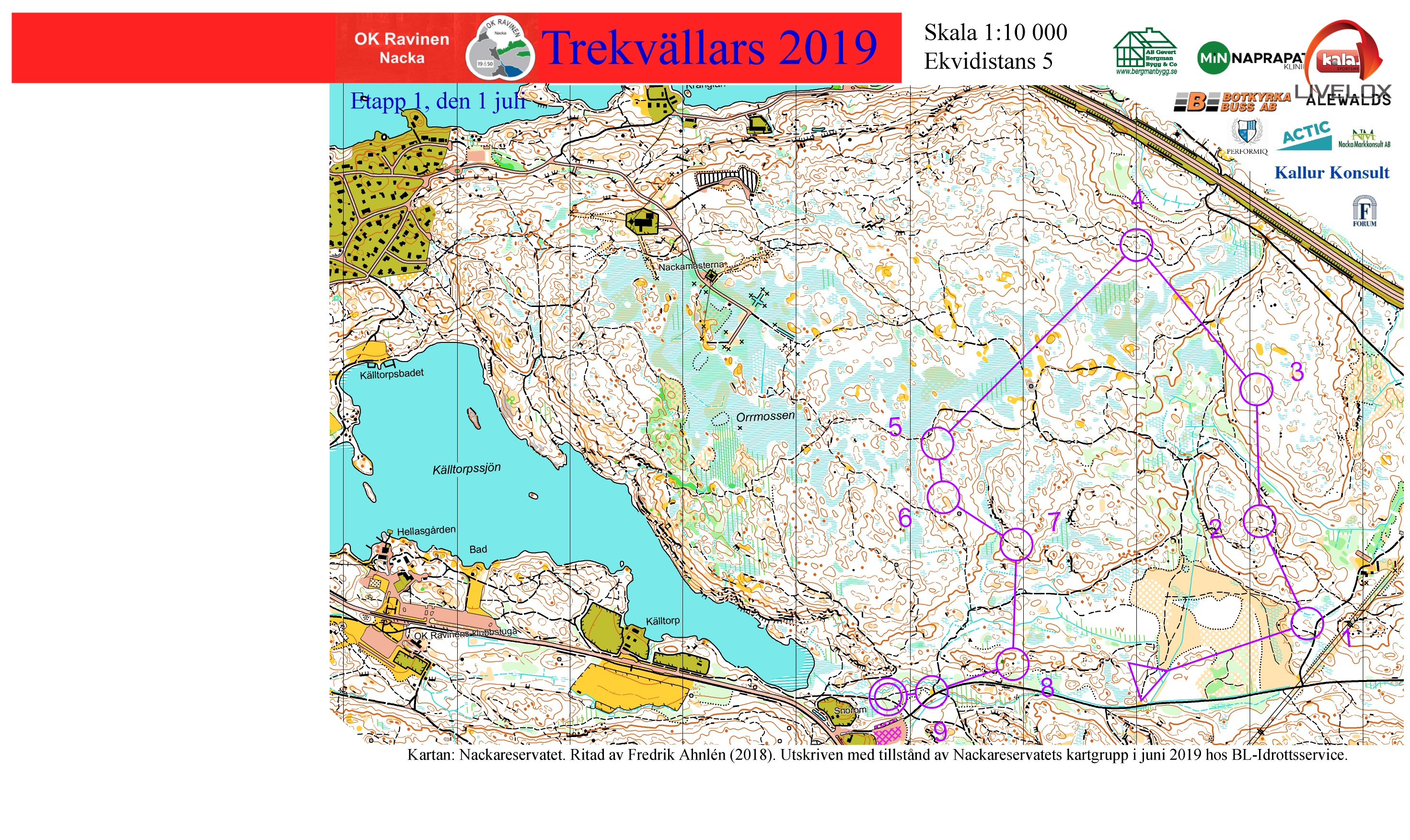 Trekvällars E1 (01/07/2019)