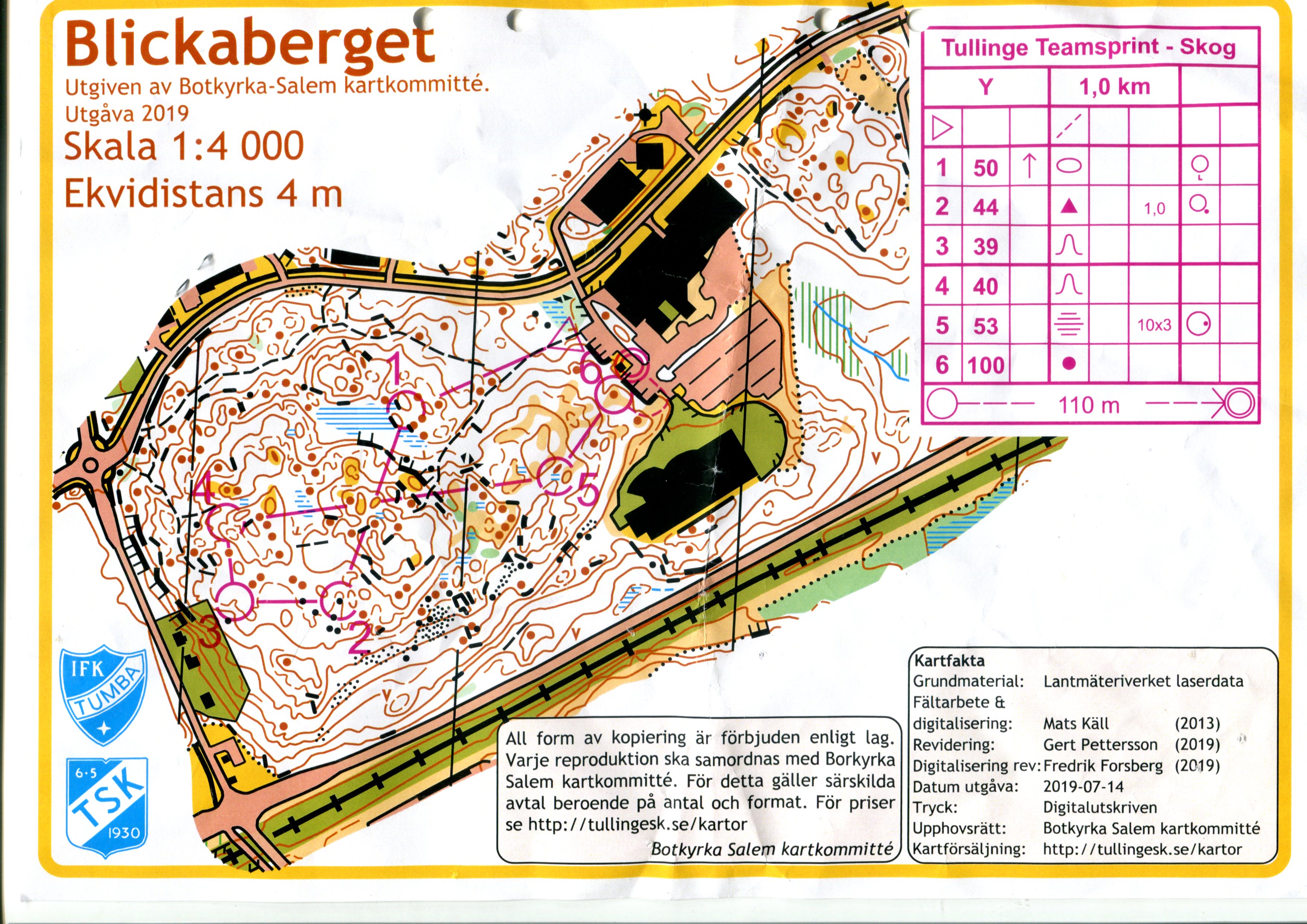 Tullinge teamsprint skog (21.08.2019)