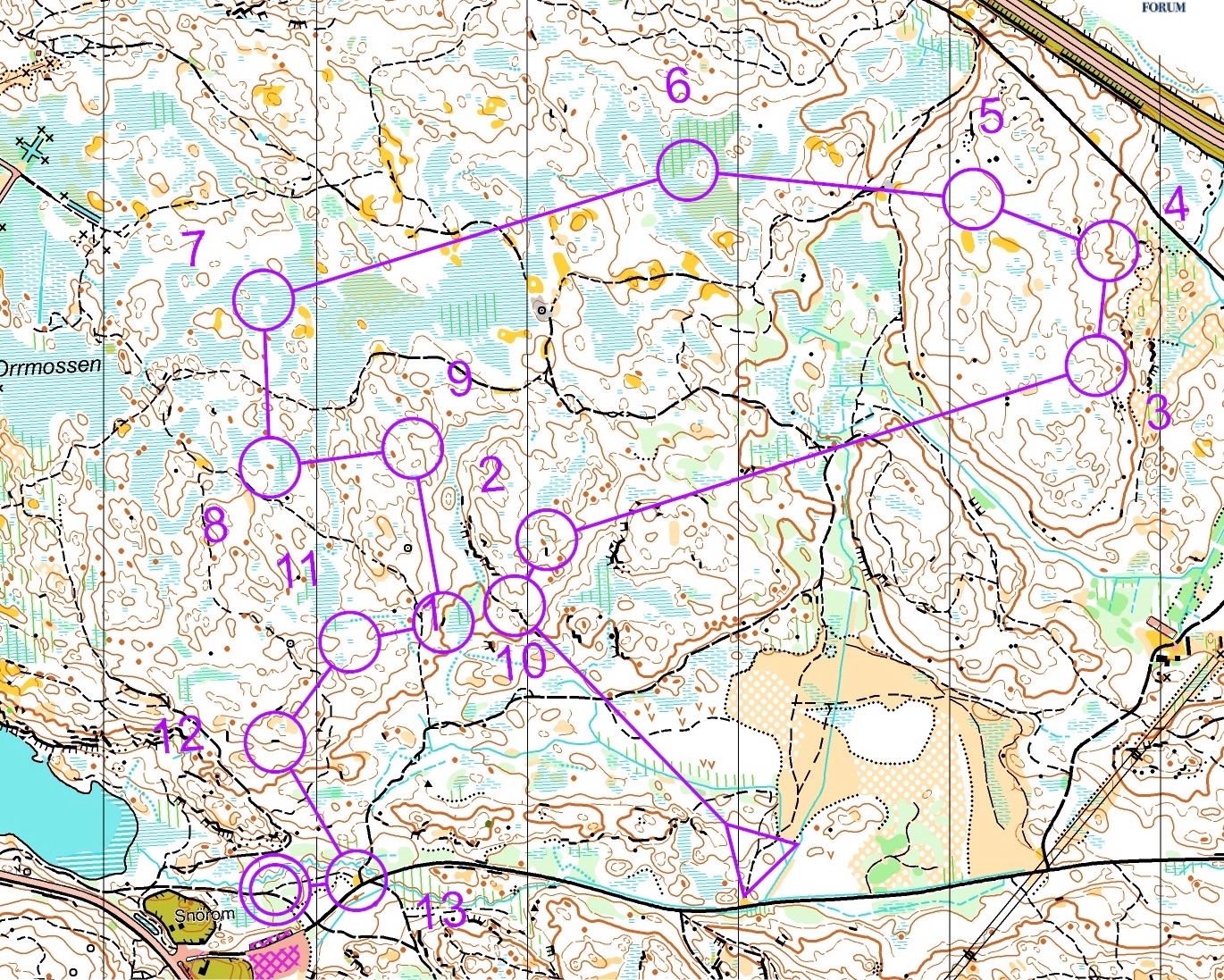 Ravinen 3-kvällars, etapp 1 (2019-07-01)