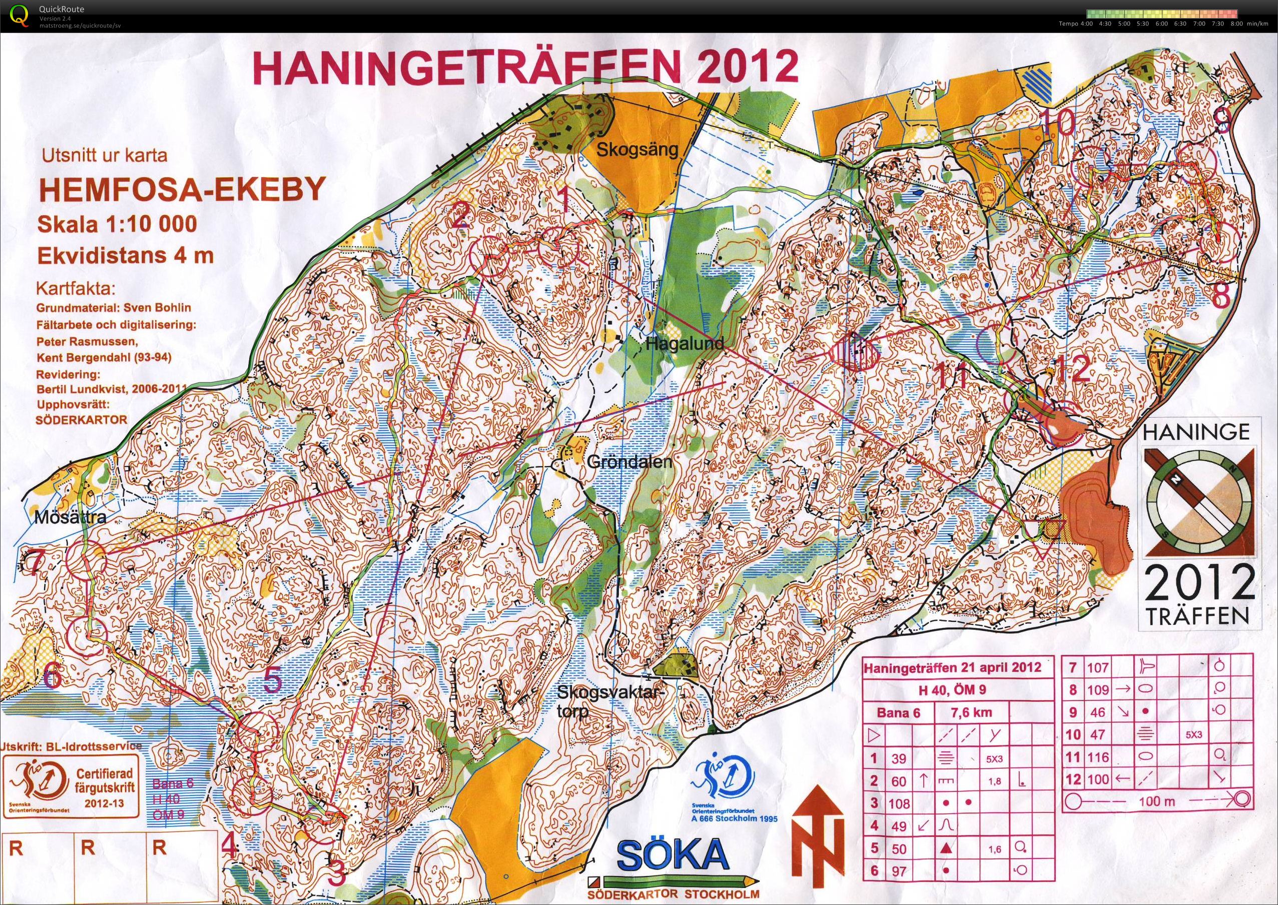 Haningeträffen (21/04/2012)