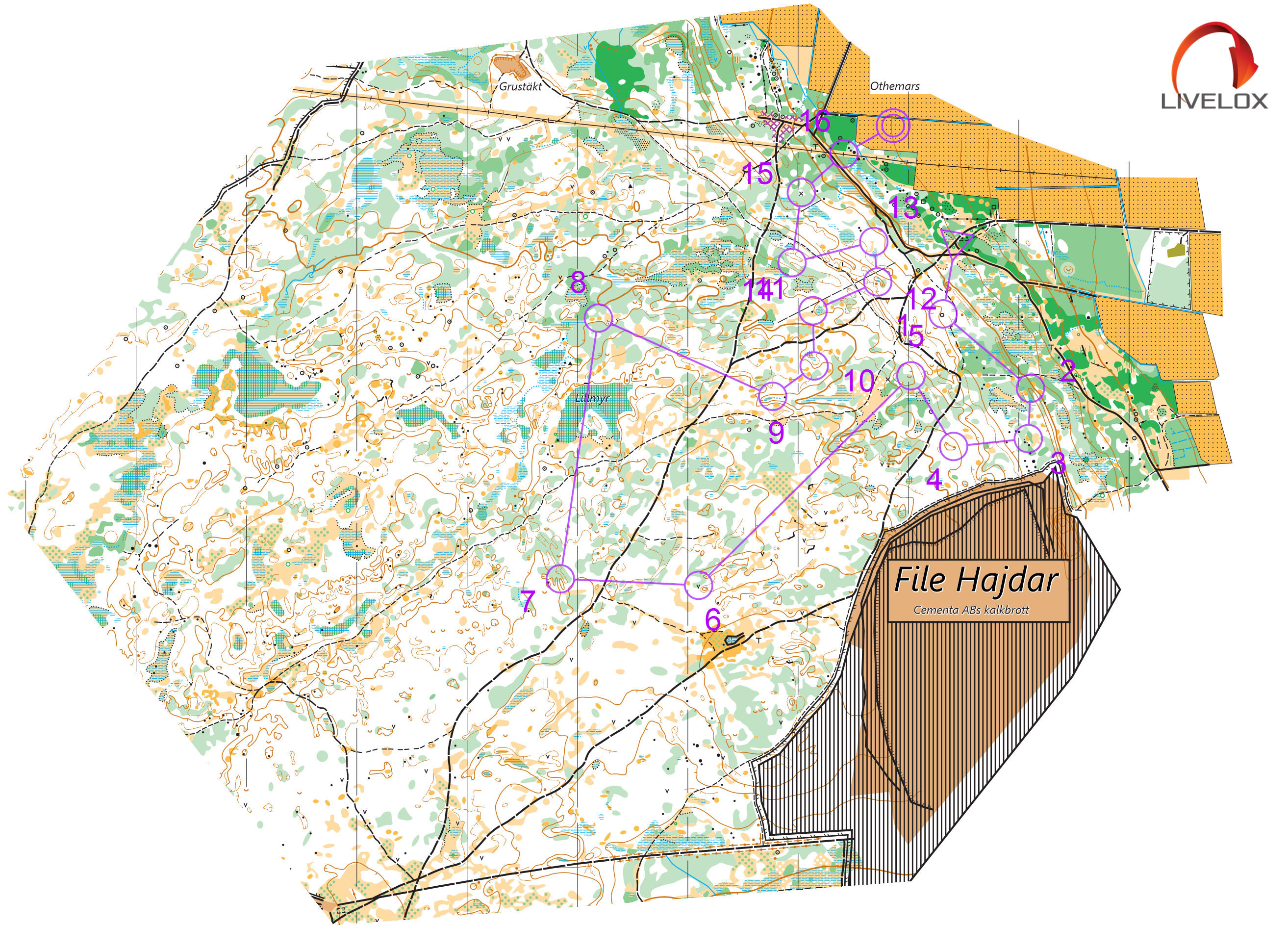 HuÄ E2 svår 5 km (24.10.2021)