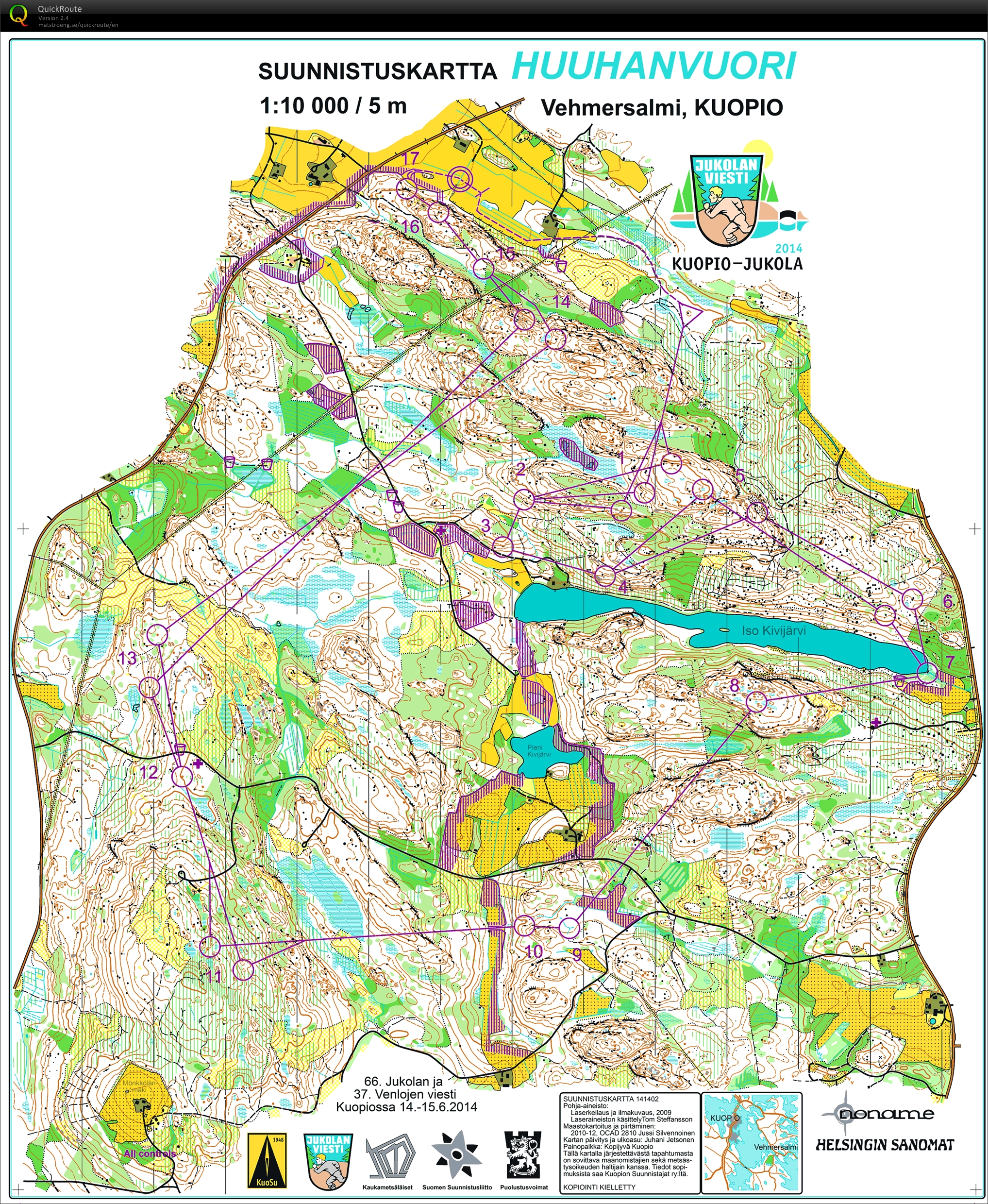 Jukola Sträcka 6 (15.06.2014)