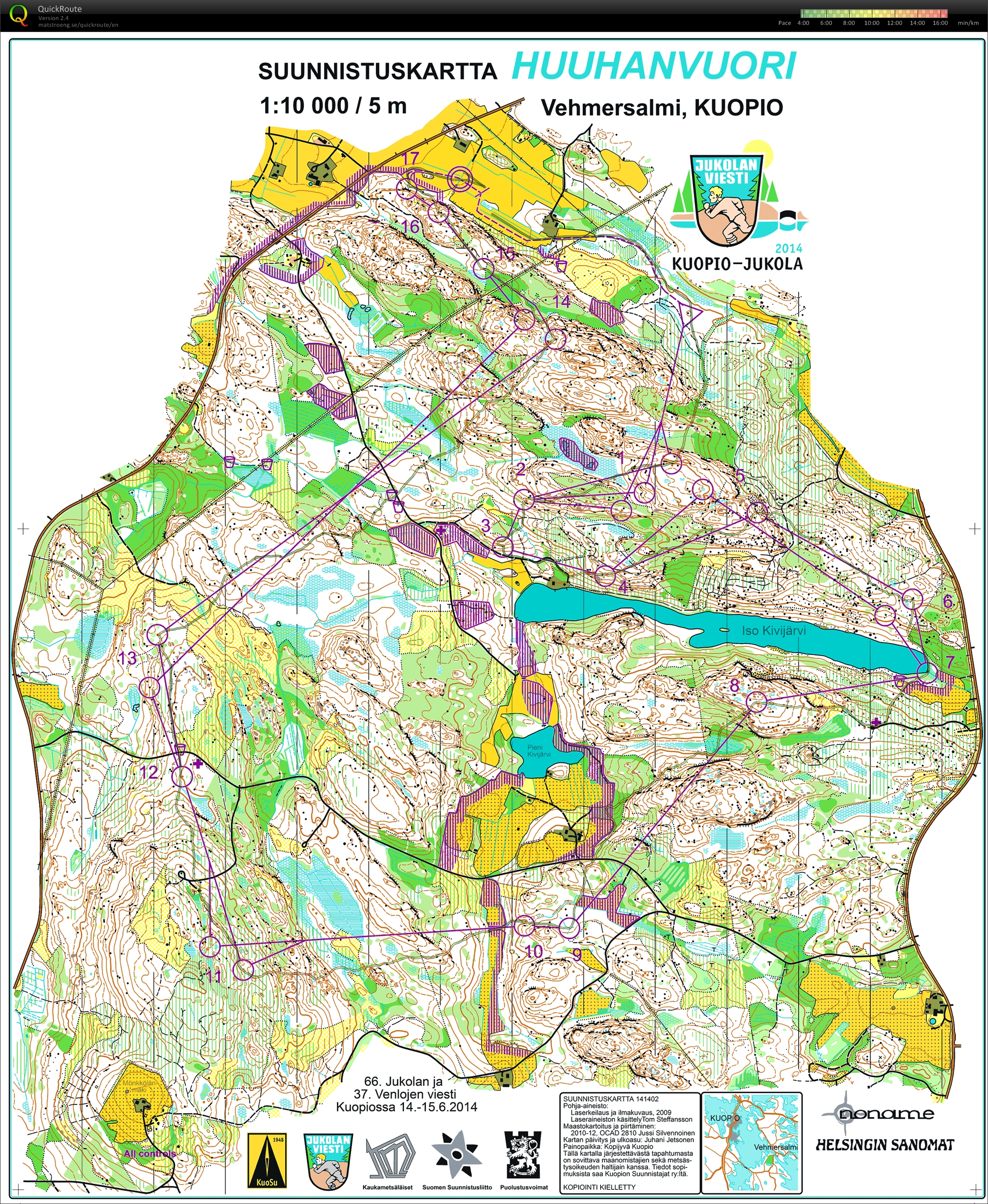 Jukola Sträcka 6 (15-06-2014)