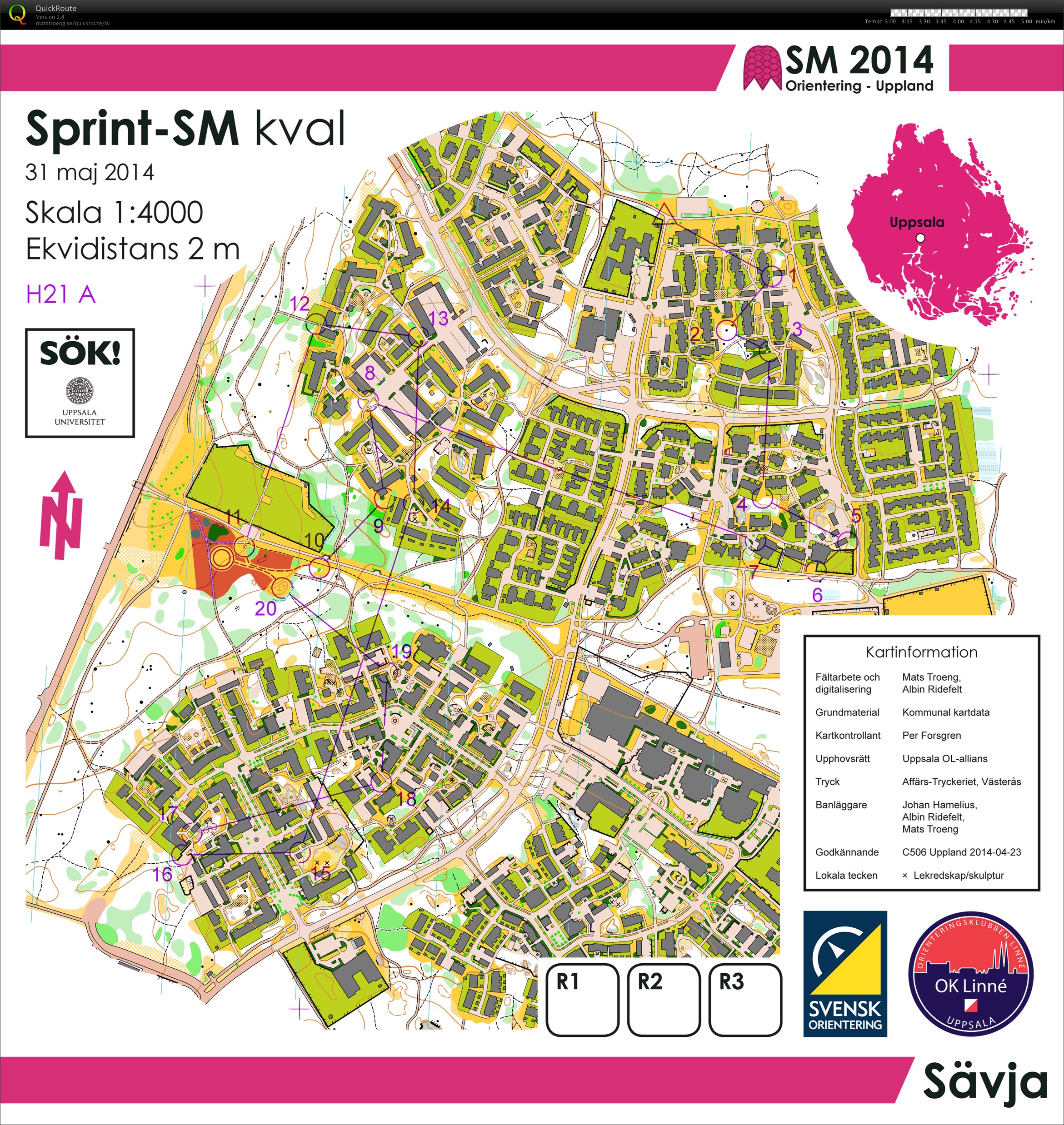 Sprint-SM Kval (30-05-2014)