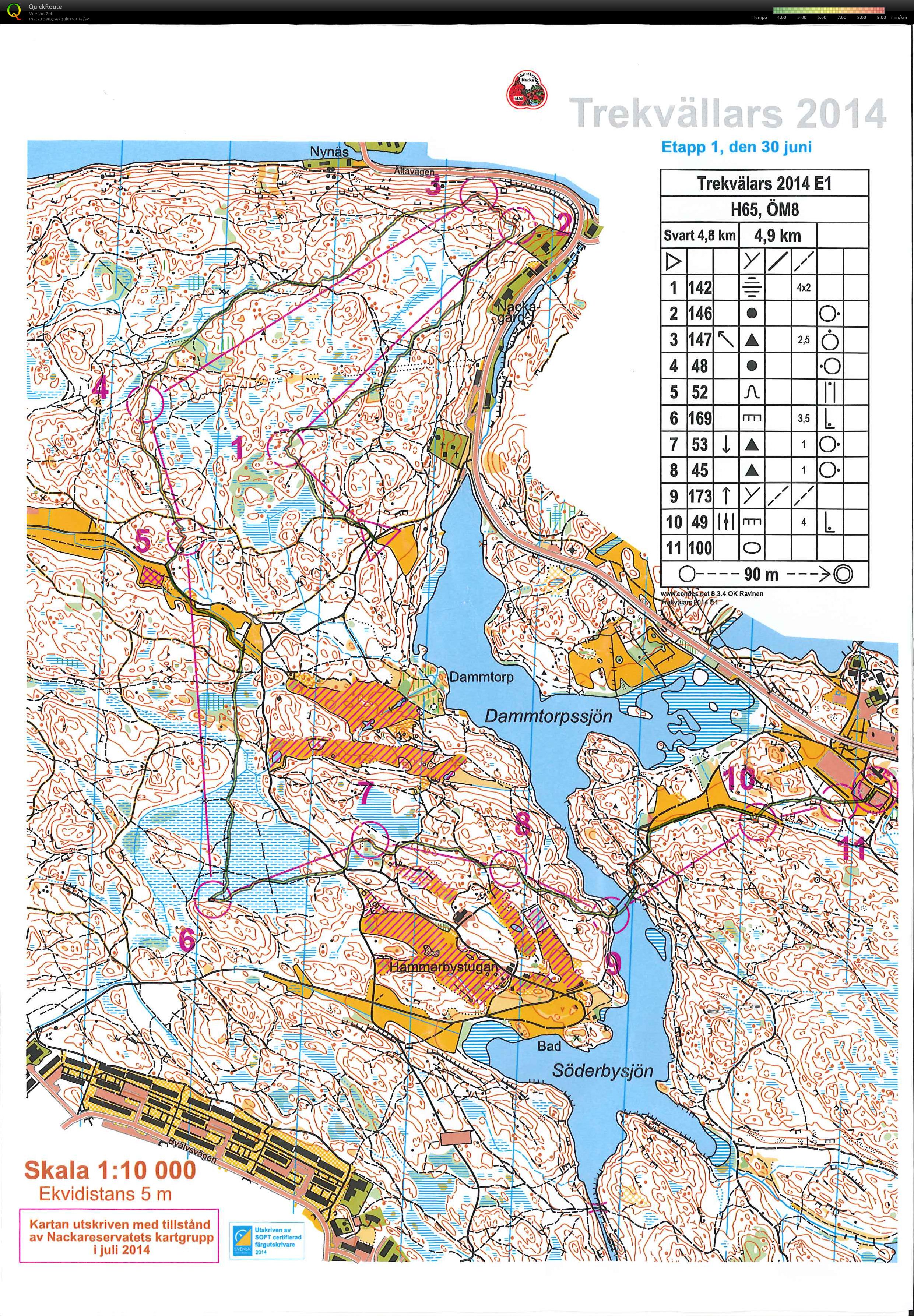 Trekvällars etapp 1 (29-06-2014)