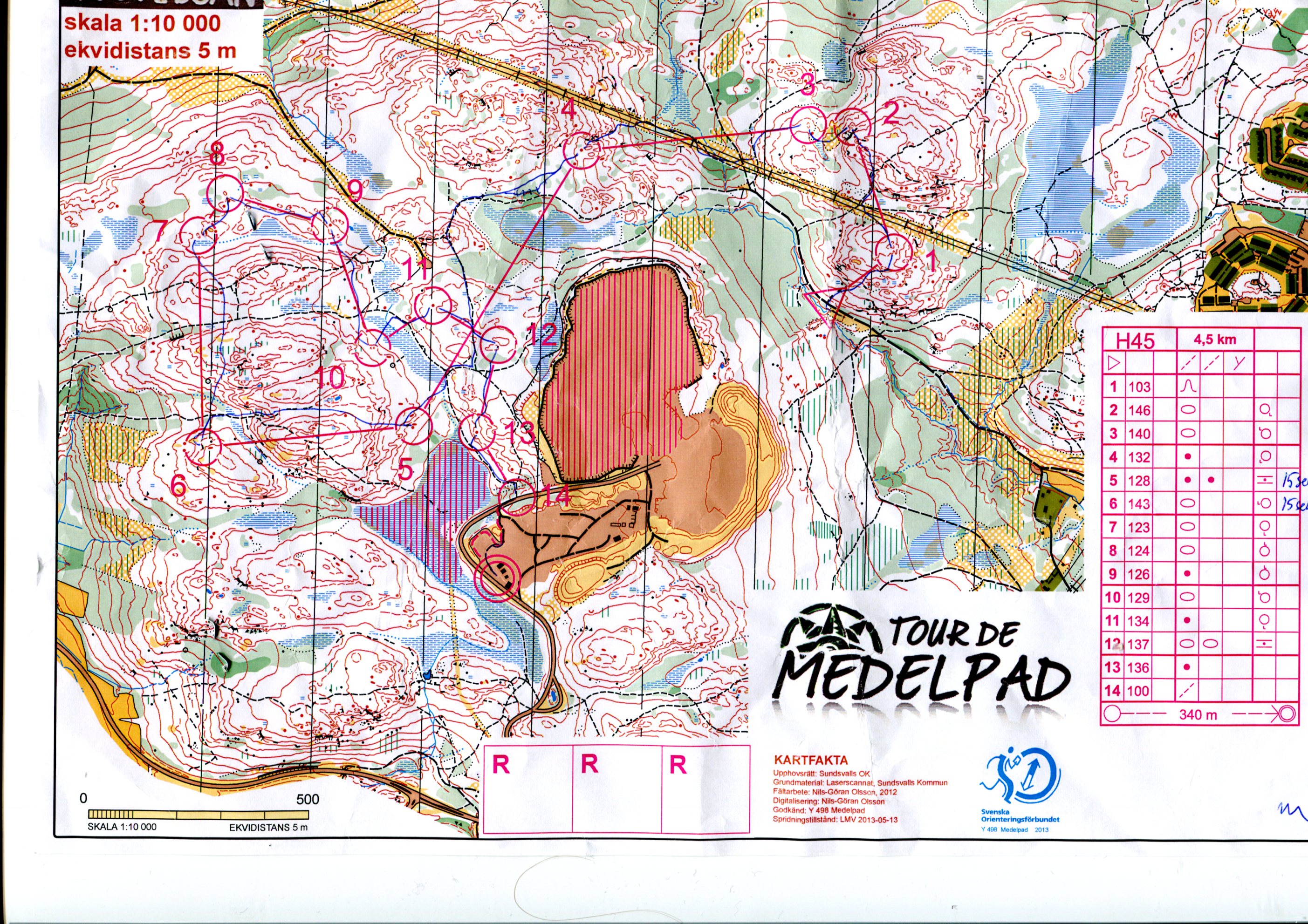 Tour de Medelpad, etapp 1 (2013-05-16)