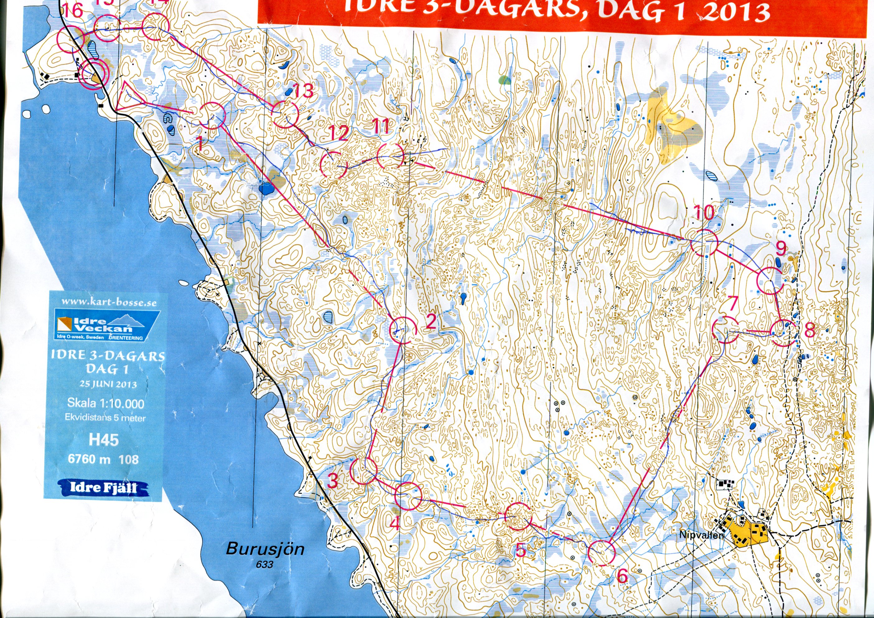 Idre 3-dagars etapp 1 (24/06/2013)