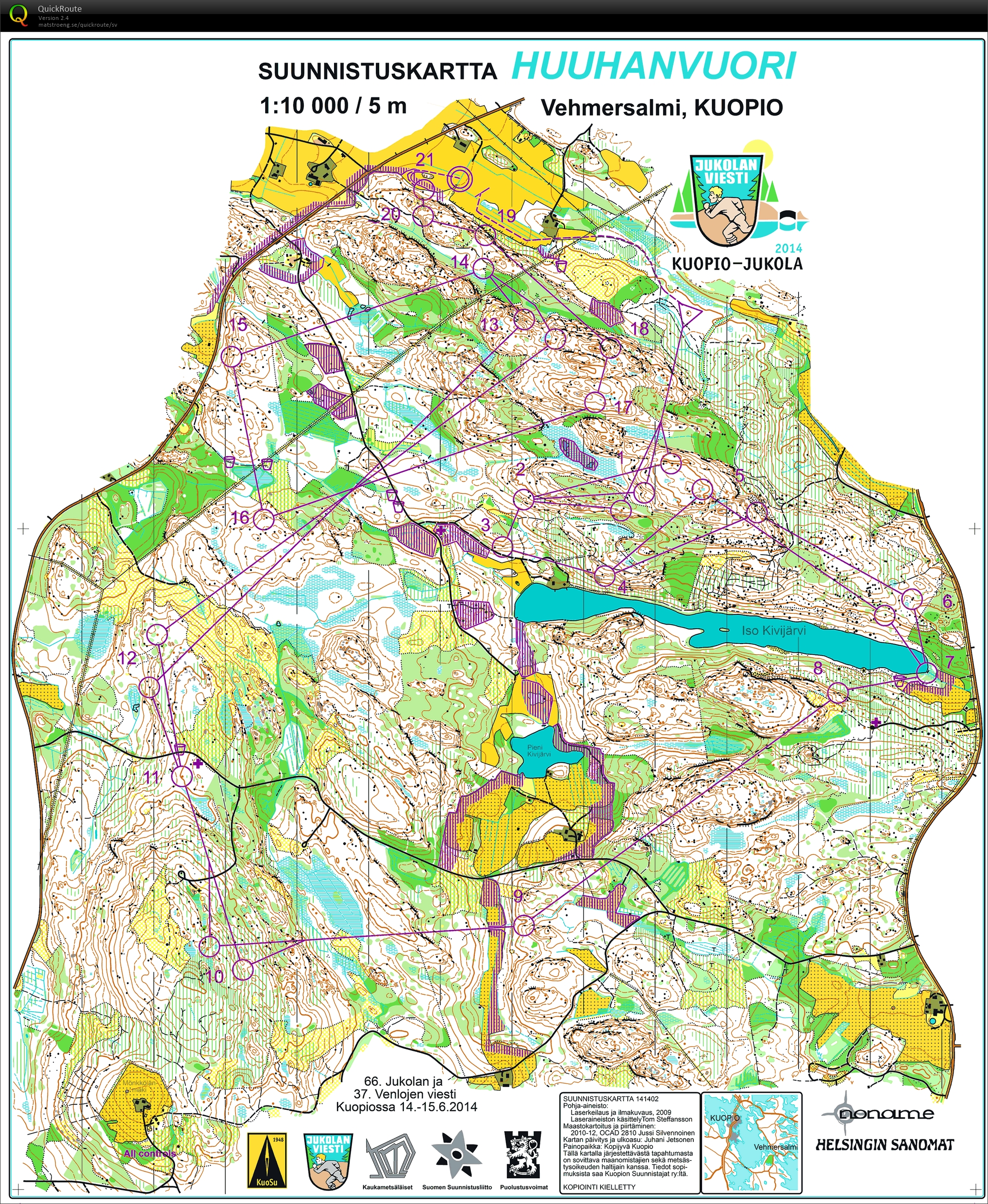 Jukola 2014 (14-06-2014)