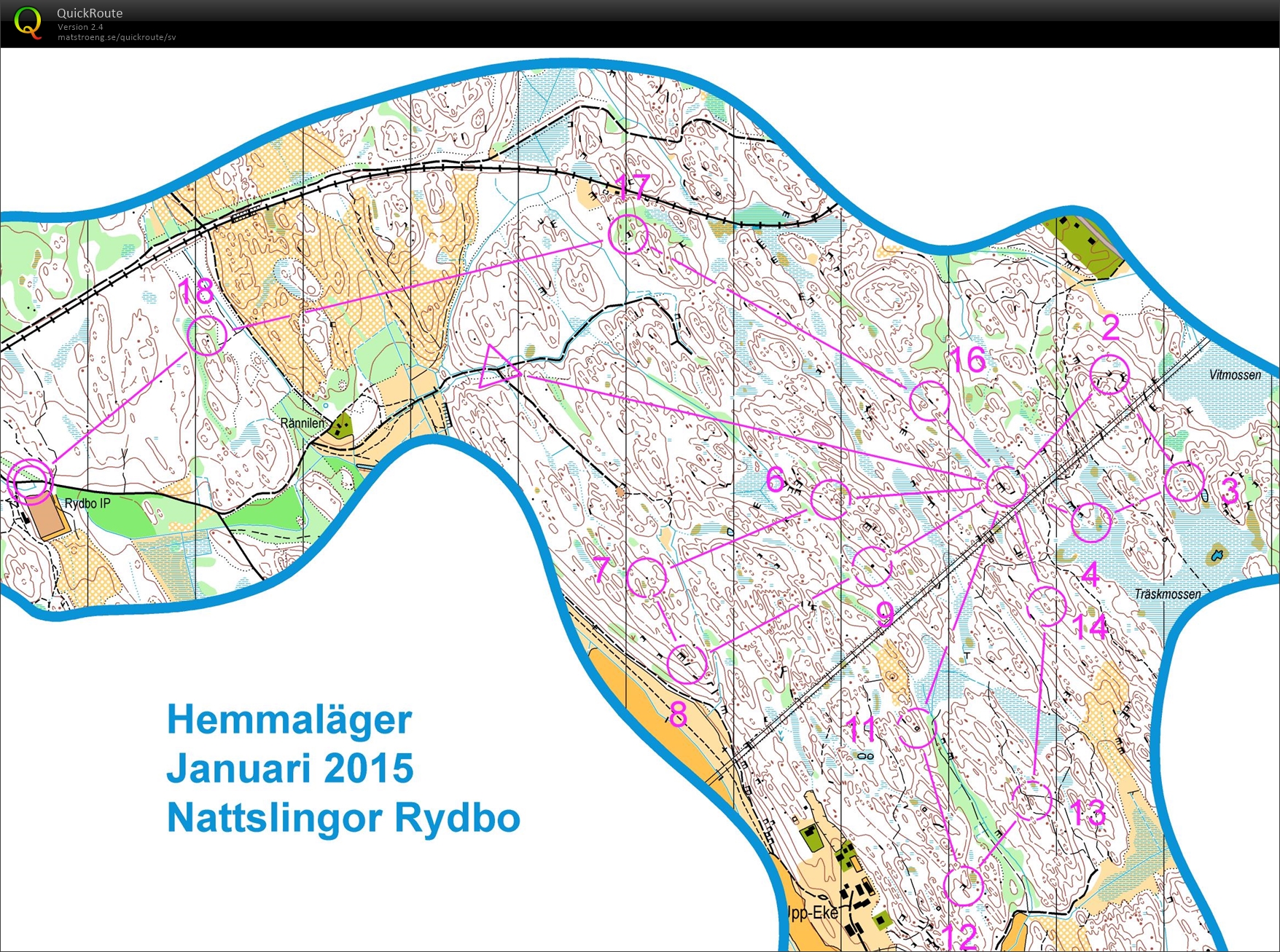 Hemmaläger Januari#3 Nattslingor (24-01-2015)