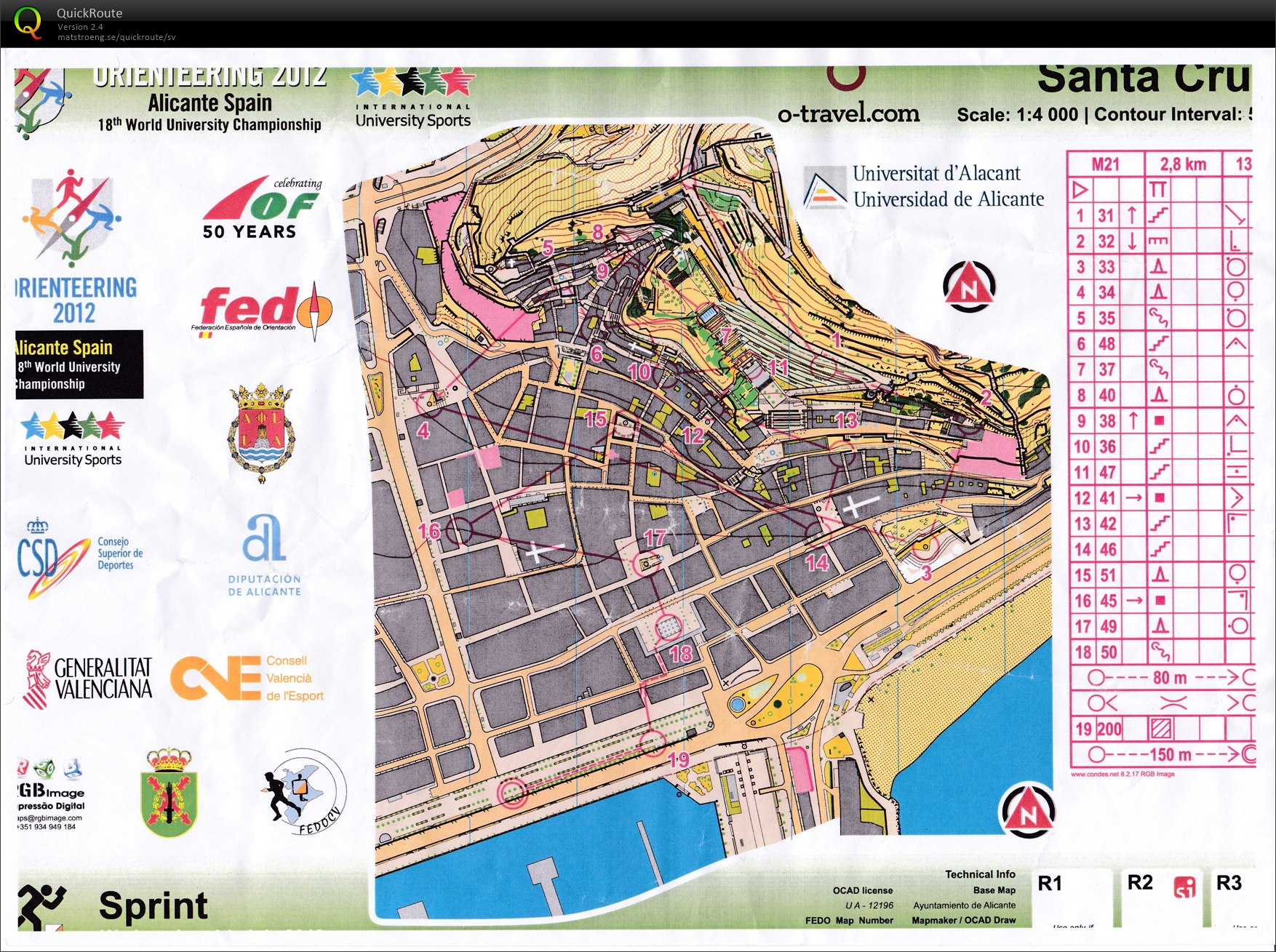 WUOC 2012 Sprint (10/03/2015)