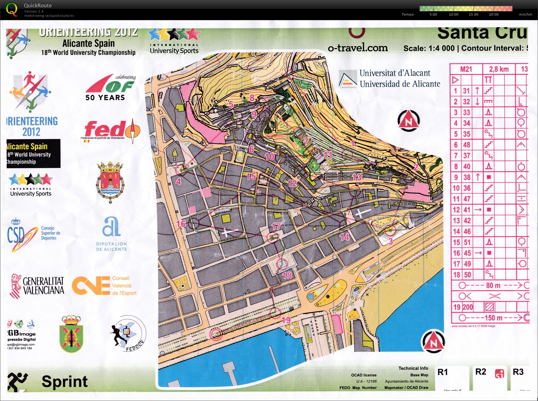 WUOC 2012 Sprint (10-03-2015)