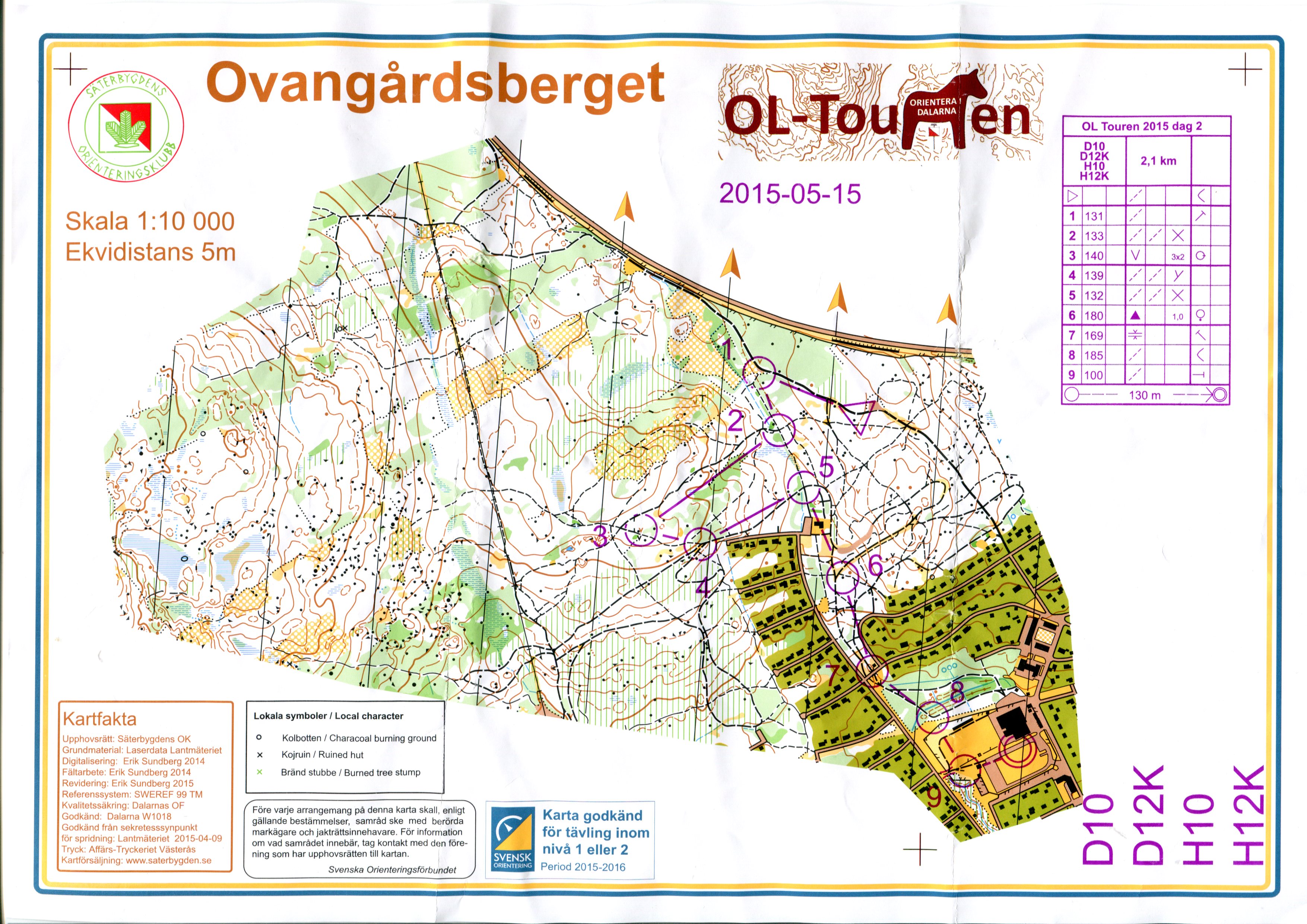 OL-Touren dag 2 (14/05/2015)