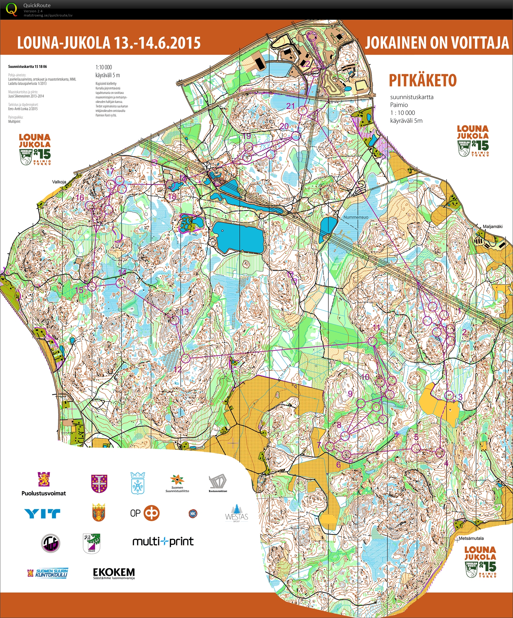 Jukola 2015 (13-06-2015)