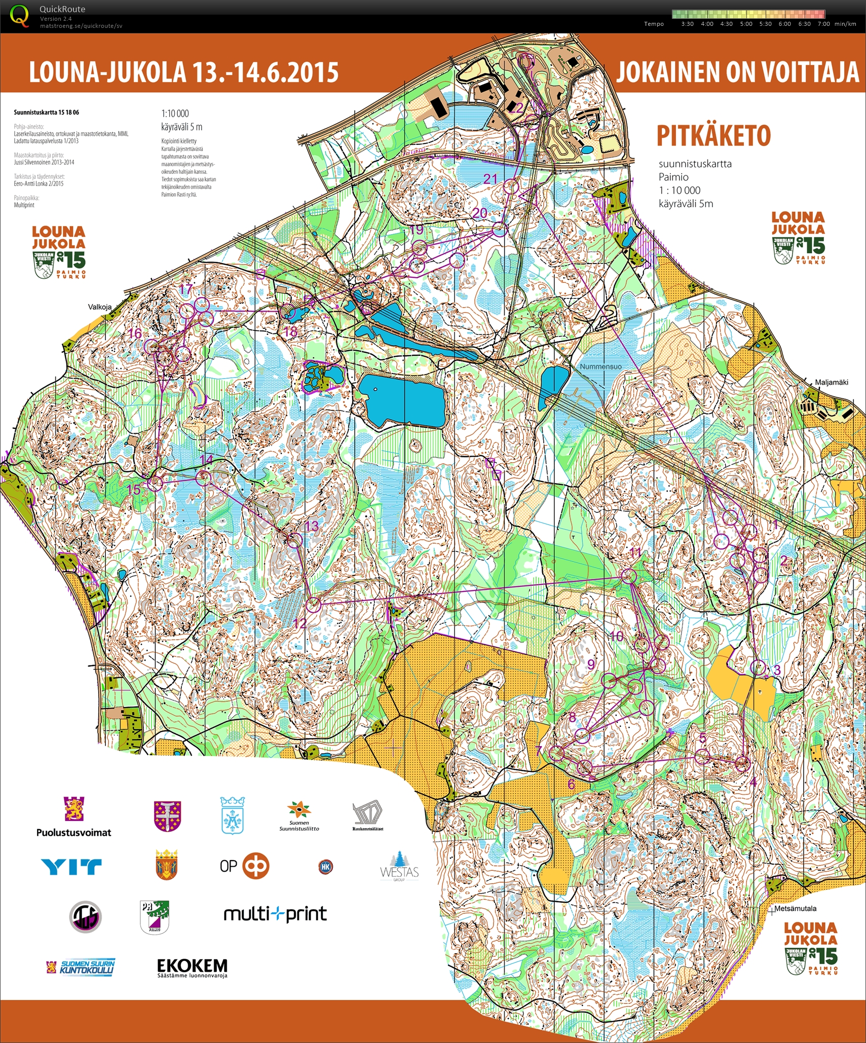 Jukola 2015 (13-06-2015)