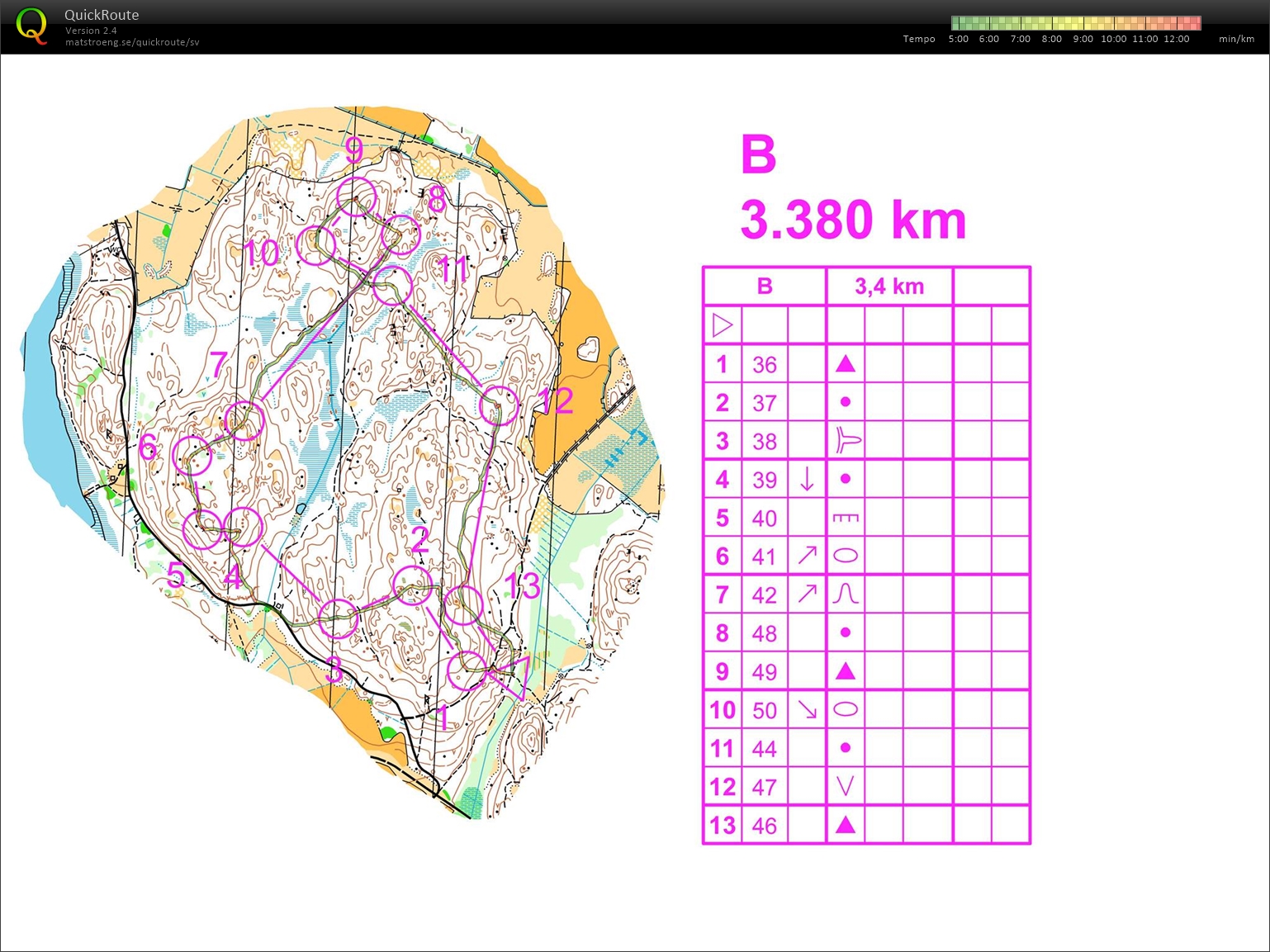 Tisdagsträning-Slinga B (28-07-2015)