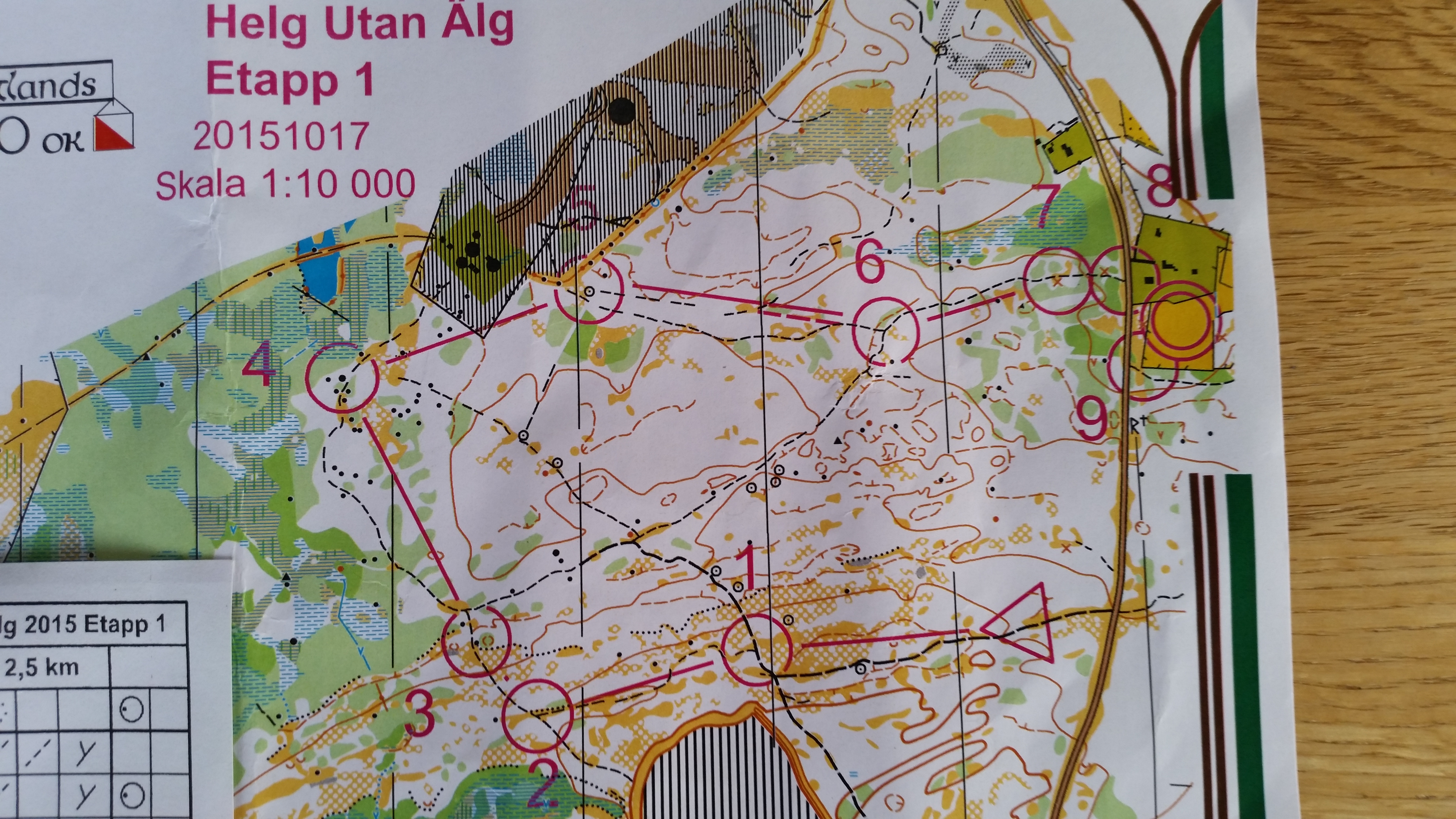 Helg utan Älg etapp 1 (2015-10-16)